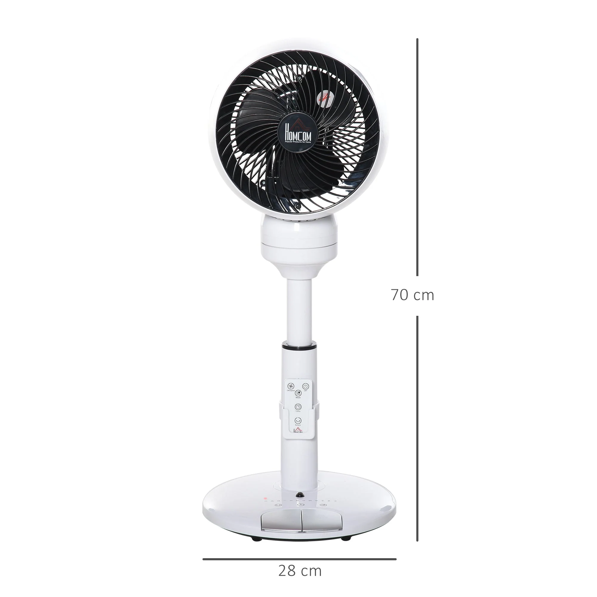 28'' Air Circulator Fan 3 Speed 3 Mode - Image 2
