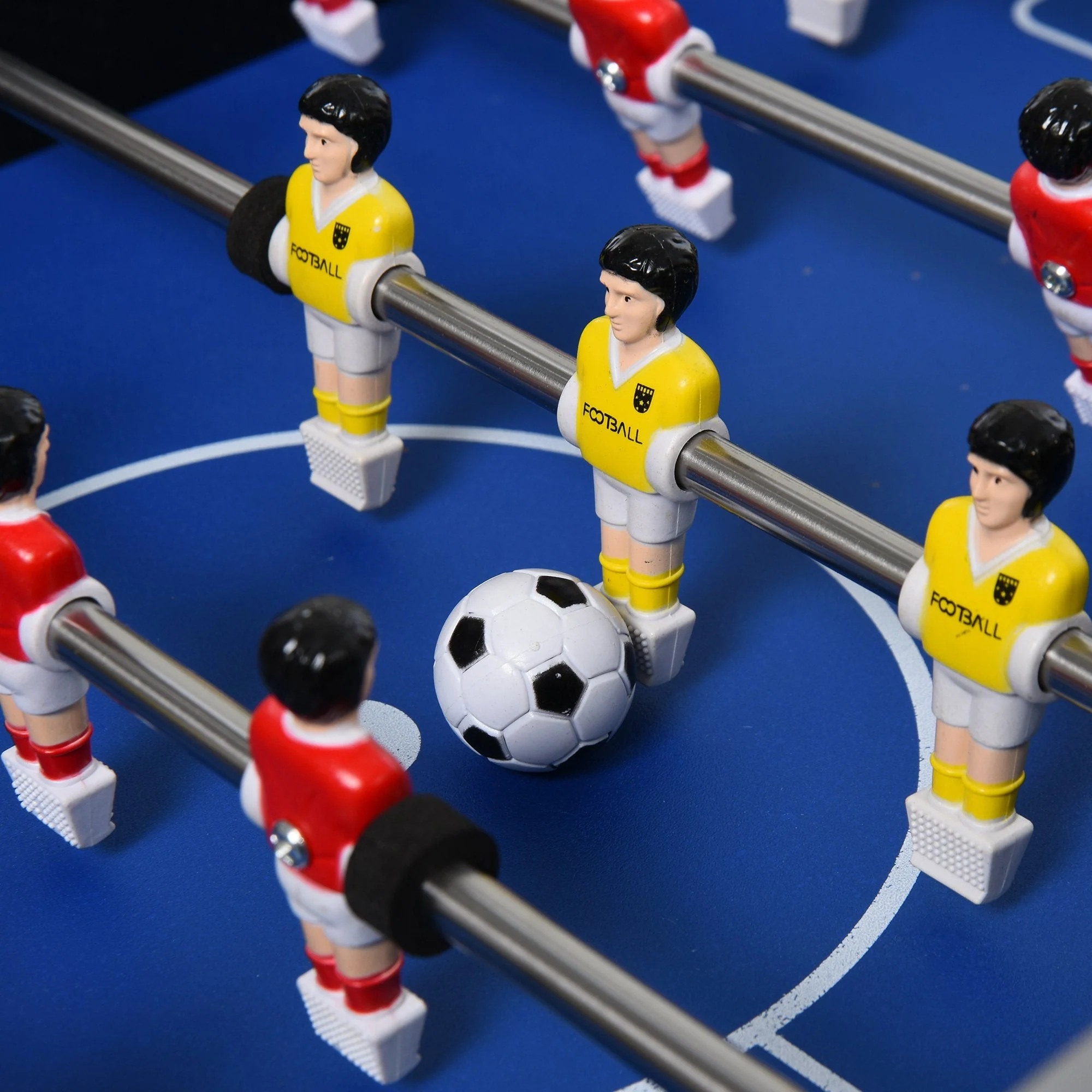 2ft Indoor Medium-density fibreboard Football Table-Top Blue - Image 8