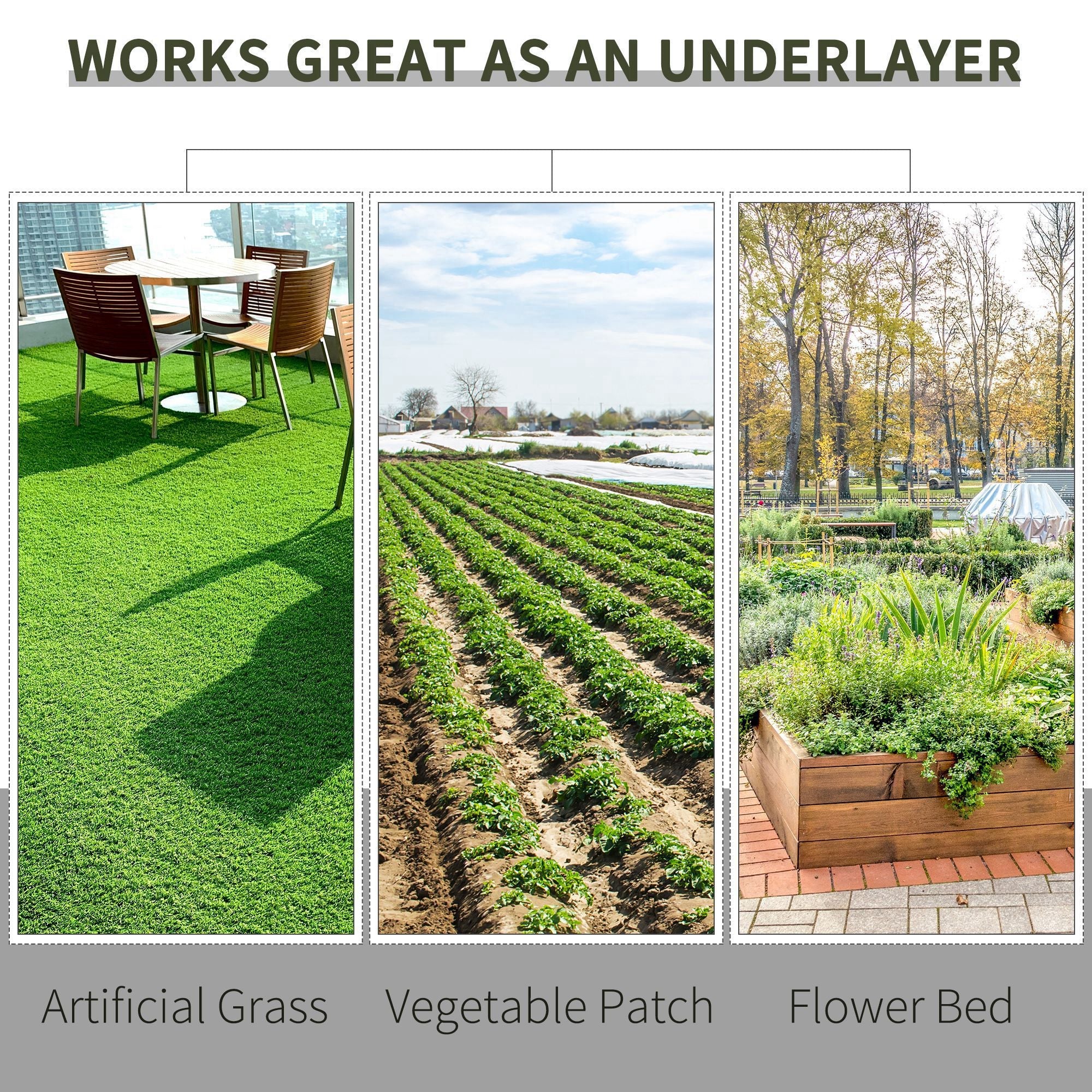 2x50m Gardener Premium Weed Barrier Landscape Fabric Durable & Heavy-Duty Weed Block Gardening Mat - Image 5