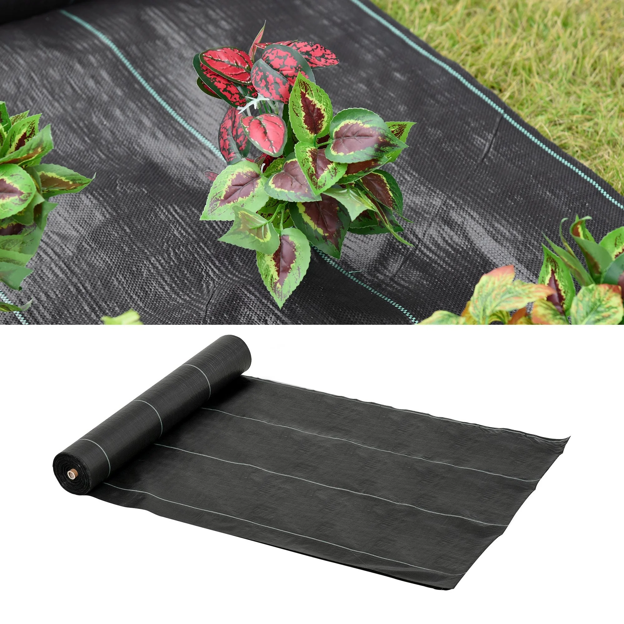 2x50m Gardener Premium Weed Barrier Landscape Fabric Durable & Heavy-Duty Weed Block Gardening Mat - Image 8