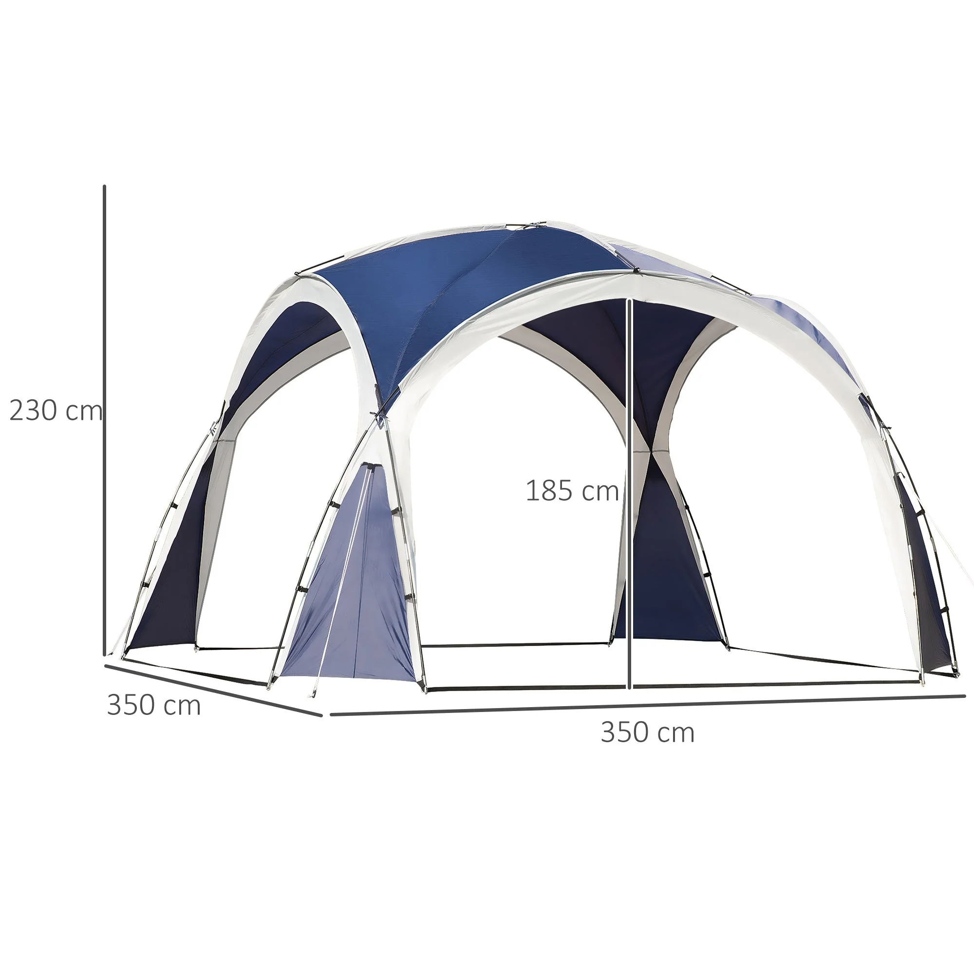 3.5 x 3.5M Camping Gazebo - Image 3