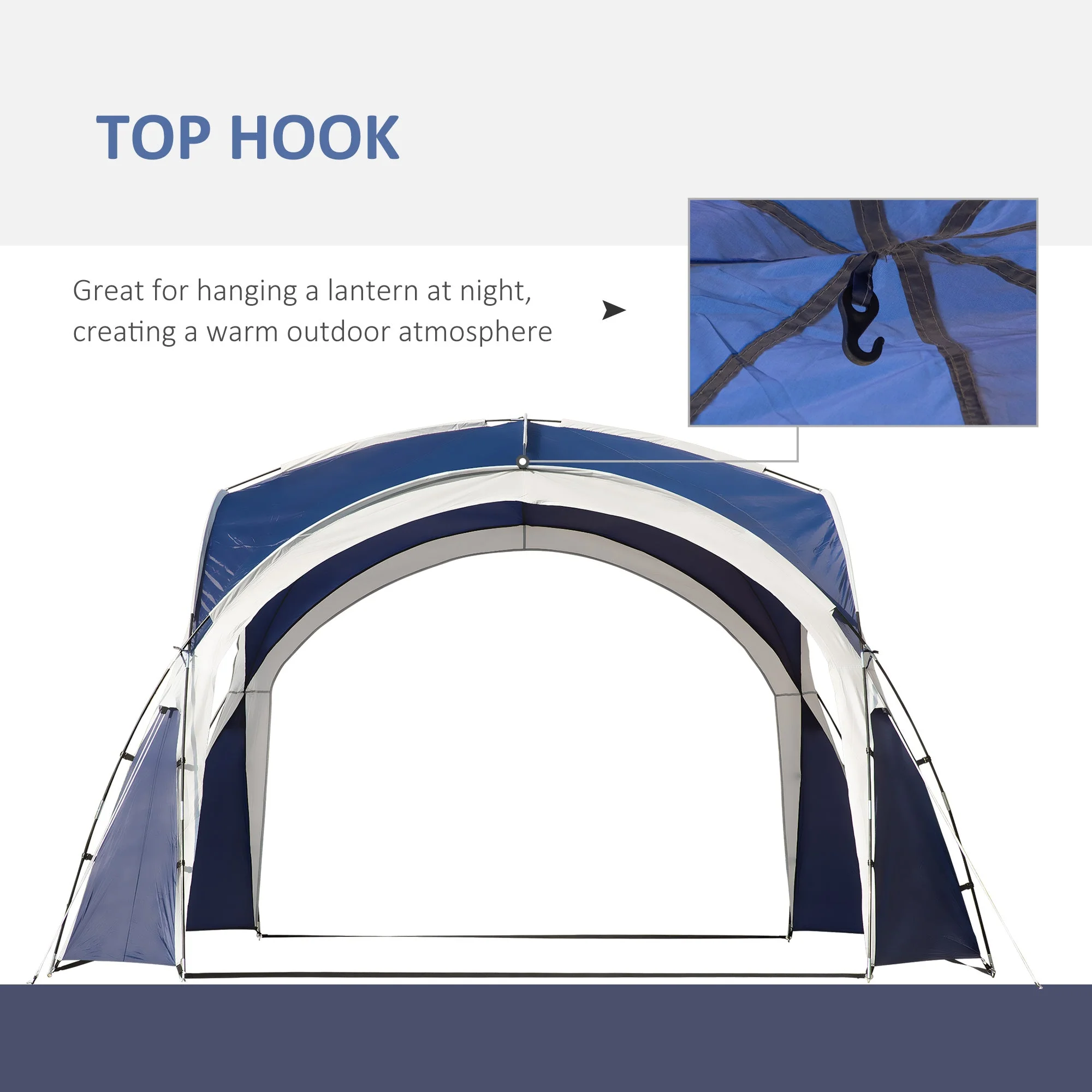 3.5 x 3.5M Camping Gazebo - Image 5