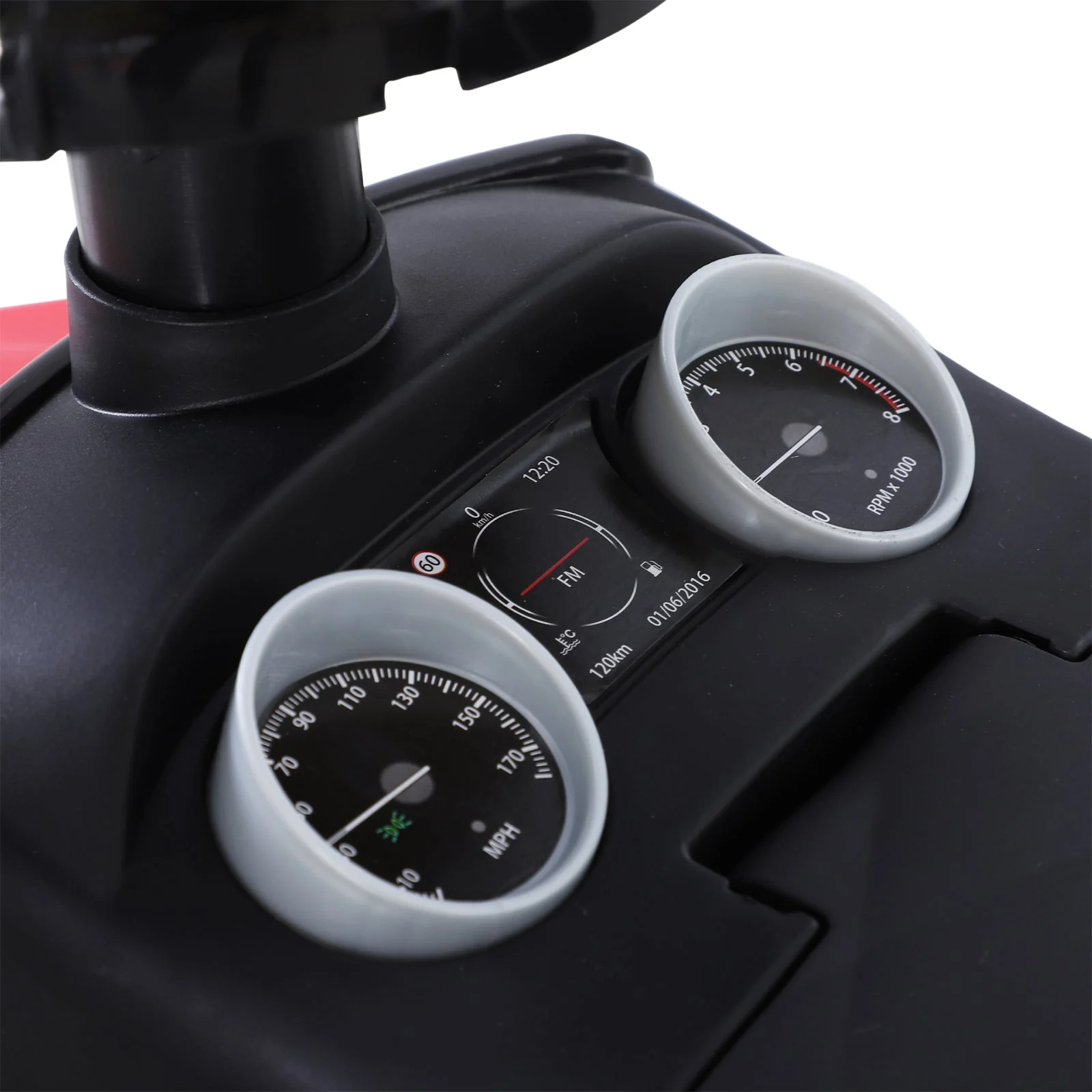 3-in-1 Ride On Car Foot To Floor Slider Toddler w/ Horn Steering Wheel NO POWER Manual Under Seat Storage Safe Design for 1-3 Year Old Red - Image 9