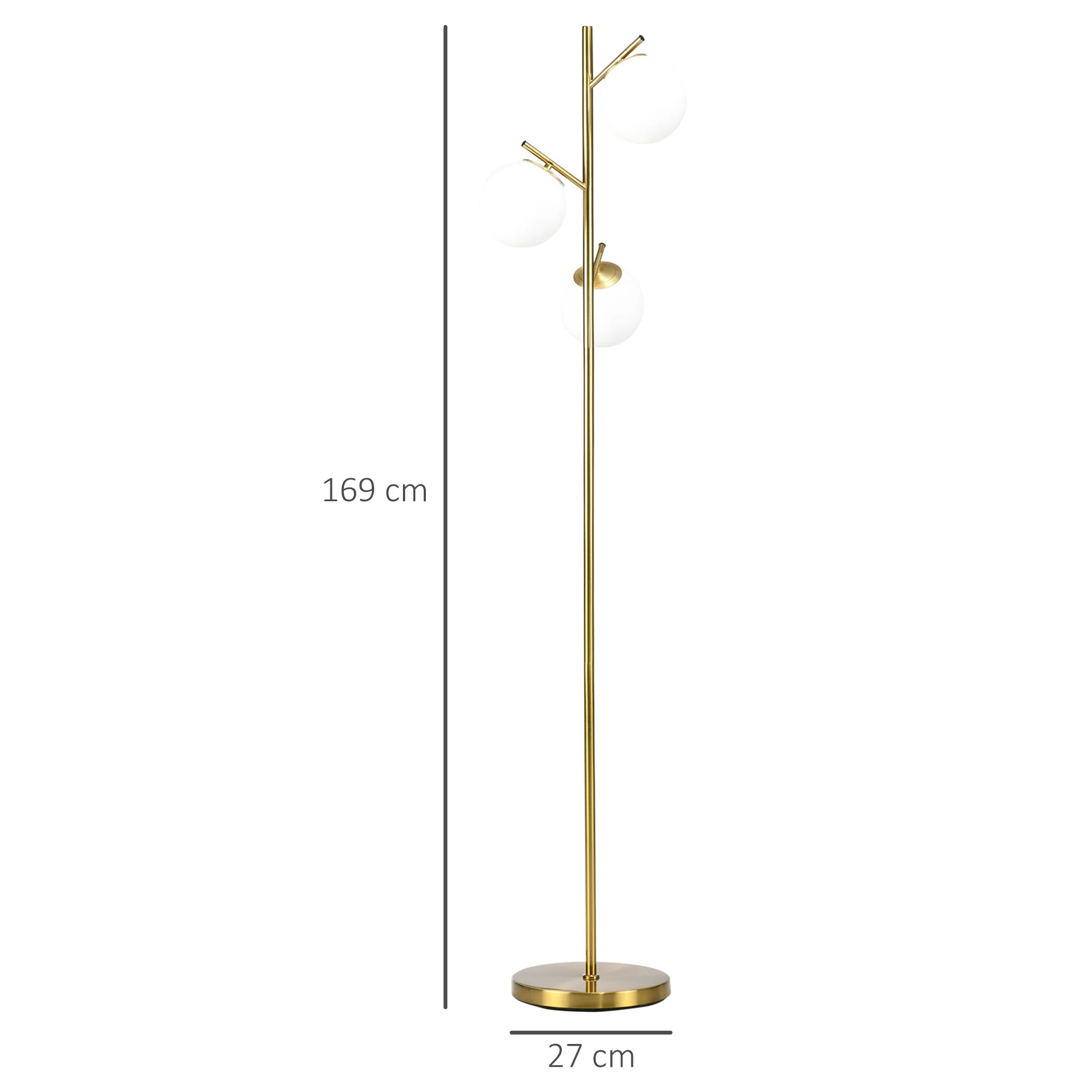 3-Light Tree Floor Lamps for Living Room - Image 3