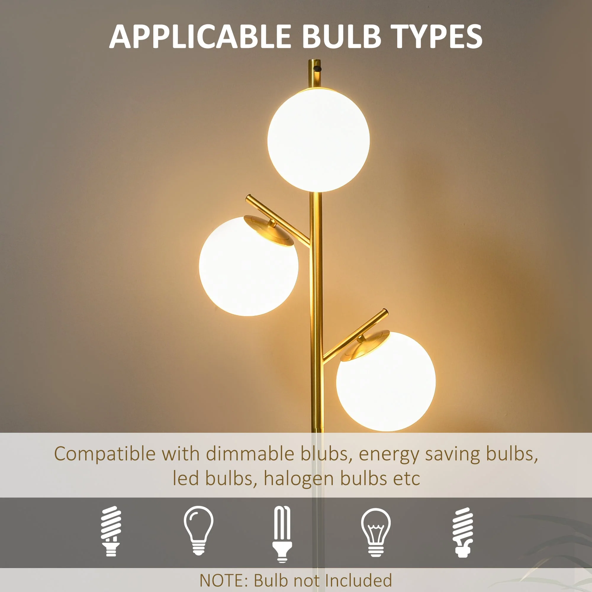 3-Light Tree Floor Lamps for Living Room - Image 6