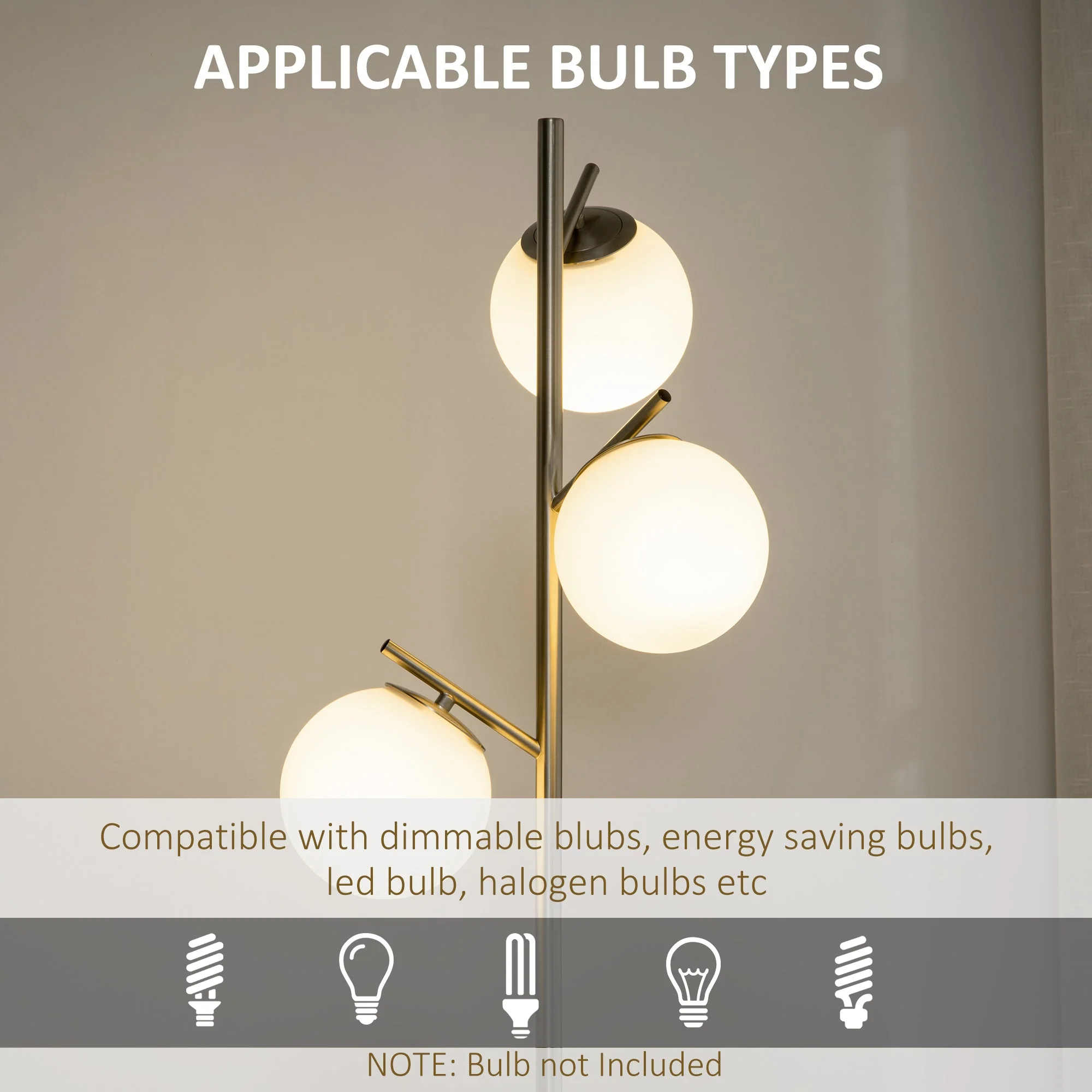 3-Light Tree Floor Lamps for Living Room - Image 6