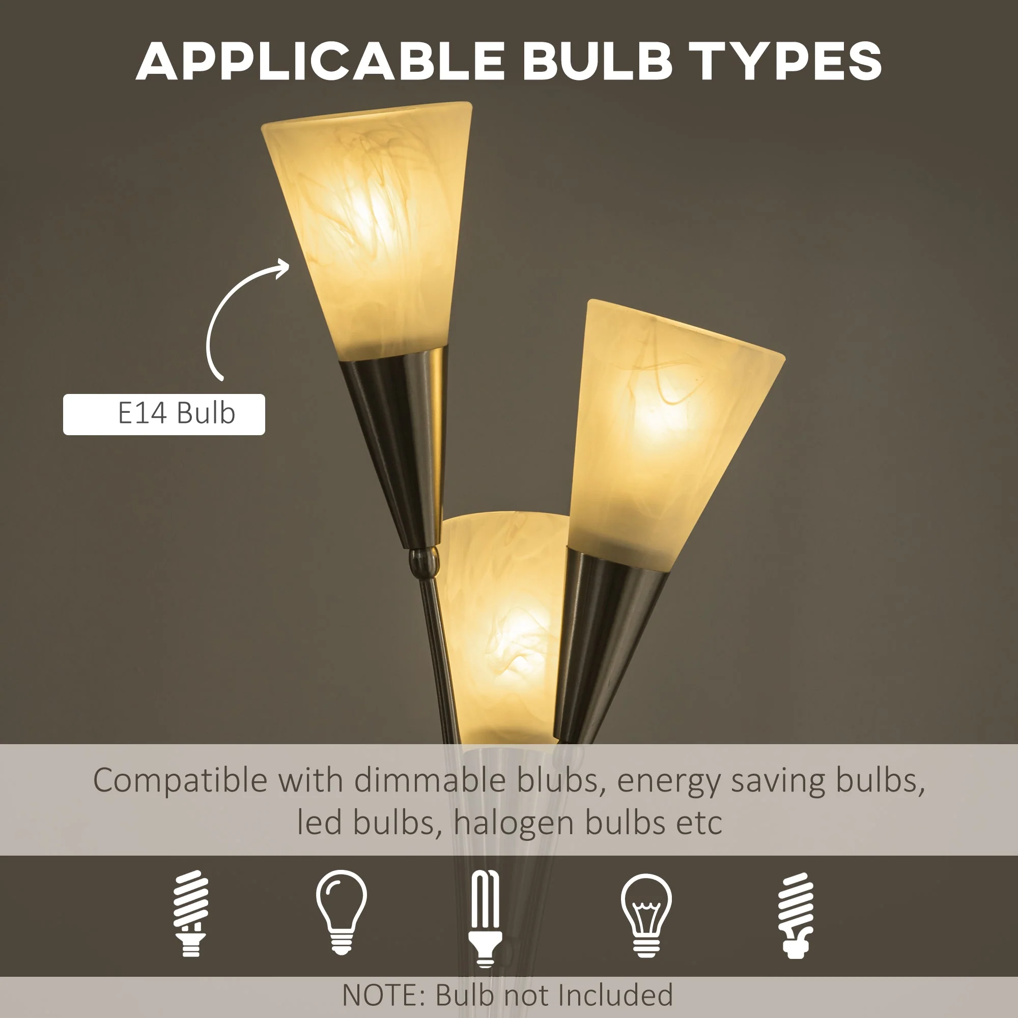 3-Light Upright Floor Lamps for Living Room - Image 6
