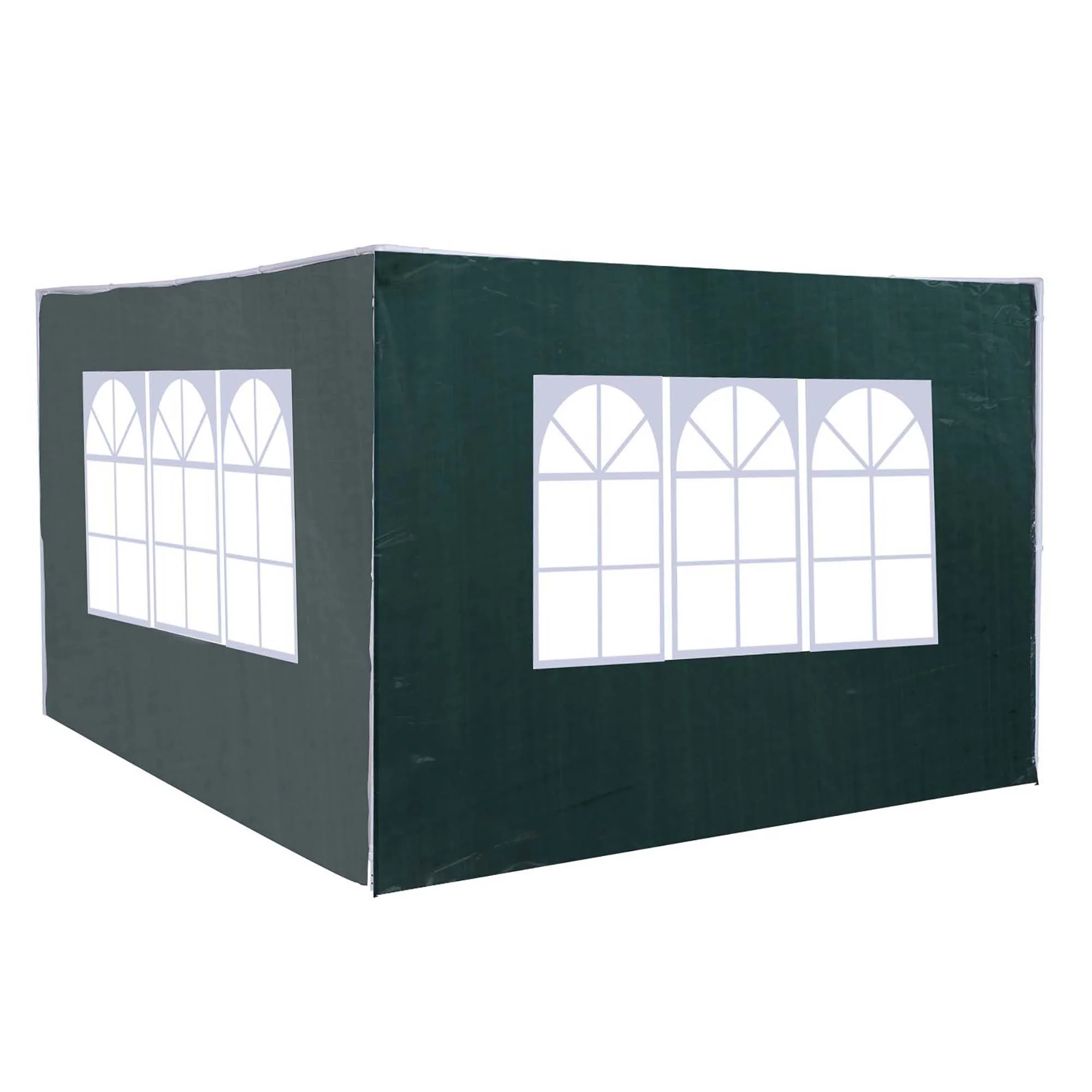 3 Meters Gazebo Side Panels Canopy Marquee Replacement Exchangeable Side Panel Walls Green - Image 7