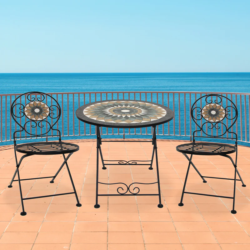 Marrakech Garden Bistro Set by Croft - 2 Seats - Image 2