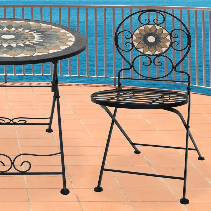 Marrakech Garden Bistro Set by Croft - 2 Seats - Image 4