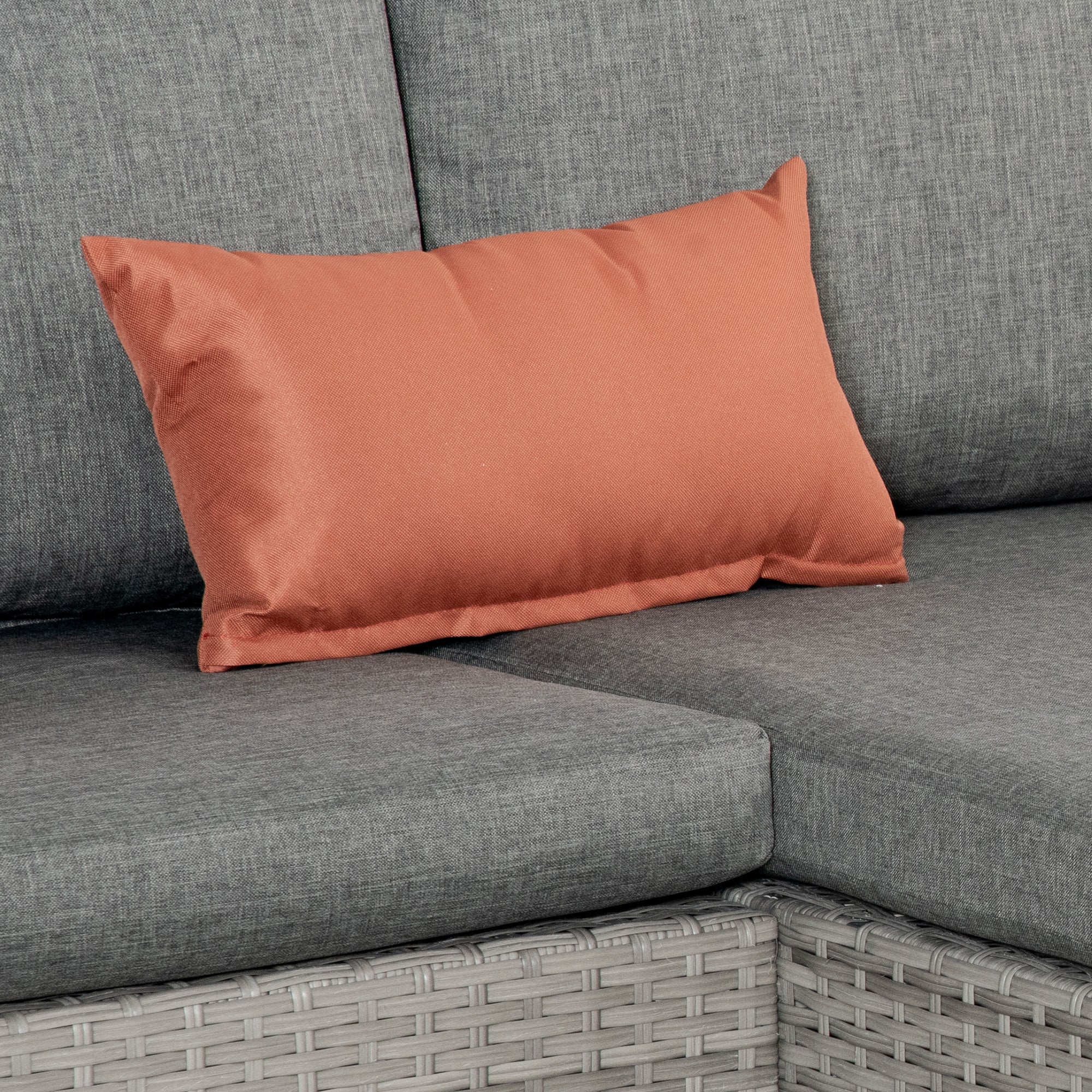 3-Pieces Outdoor PE Rattan Sofa Set - Image 7