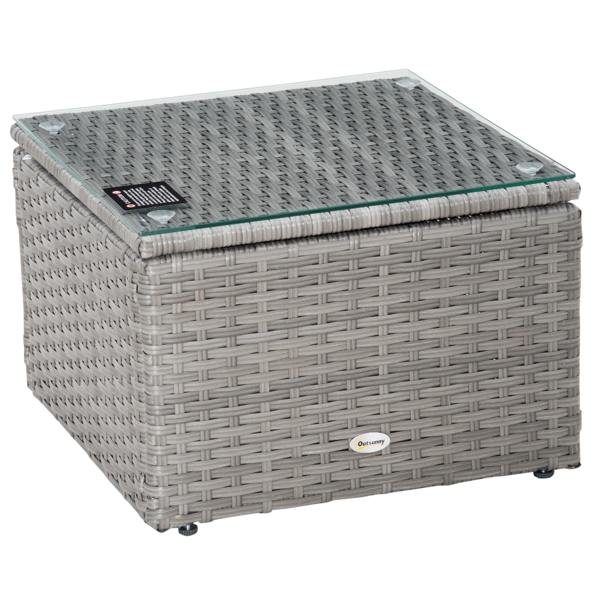 3-Pieces Outdoor PE Rattan Sofa Set - Image 9