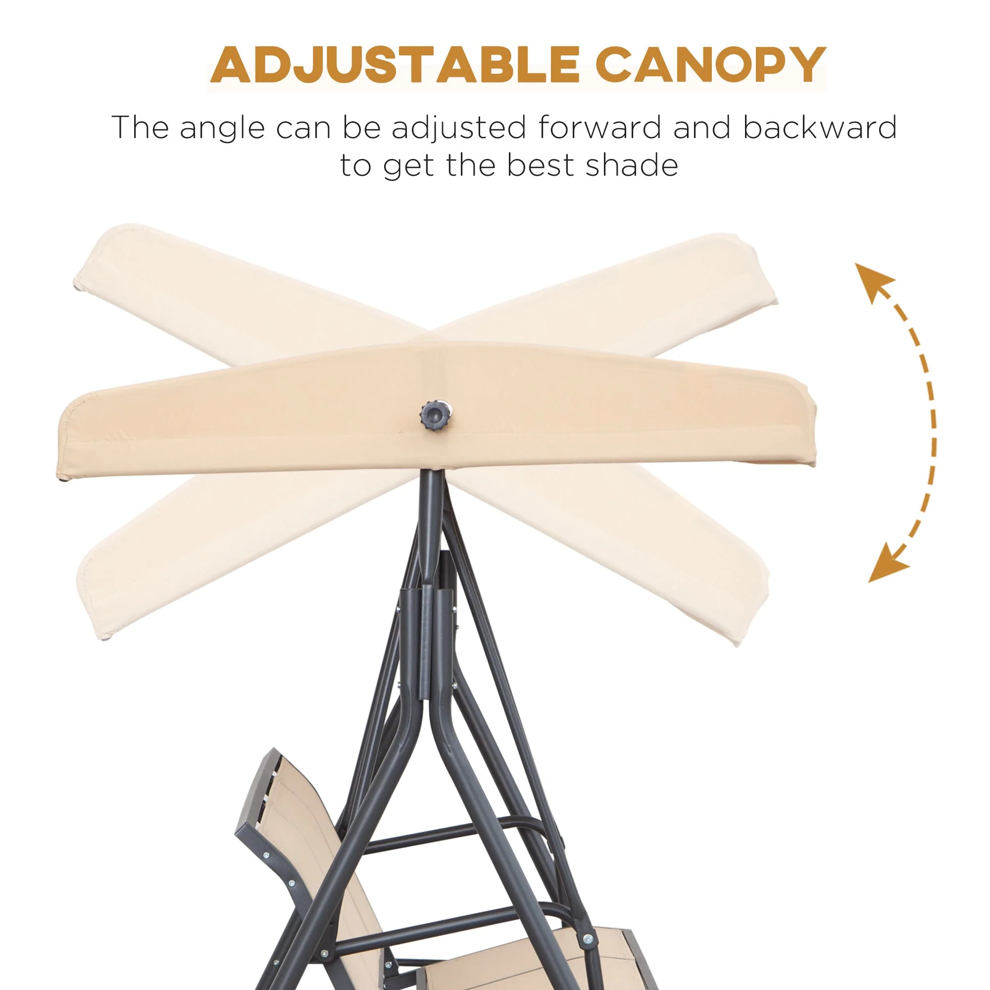 3 Seater Swing Chair - Image 5