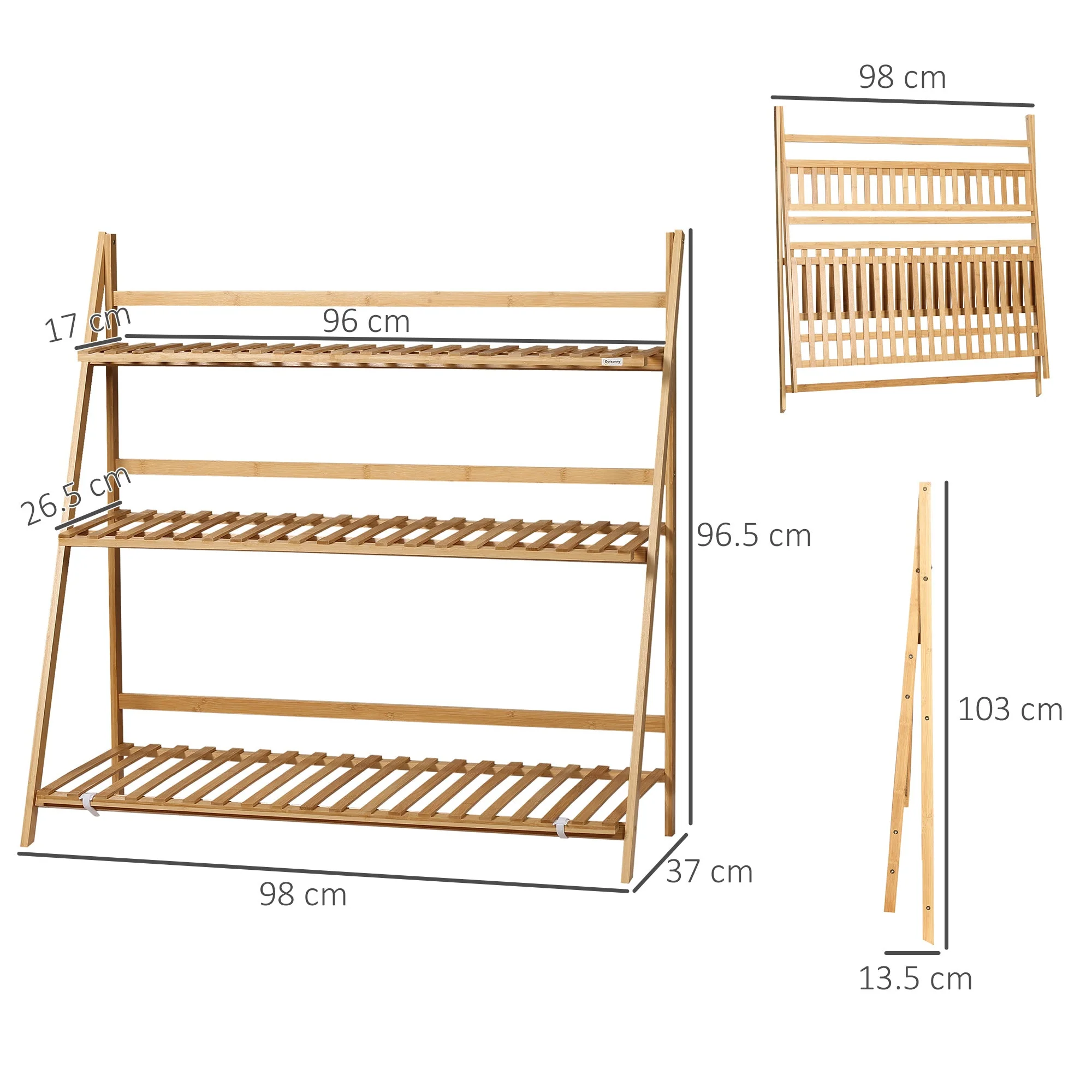 3-Tier Plant Stand - Image 2