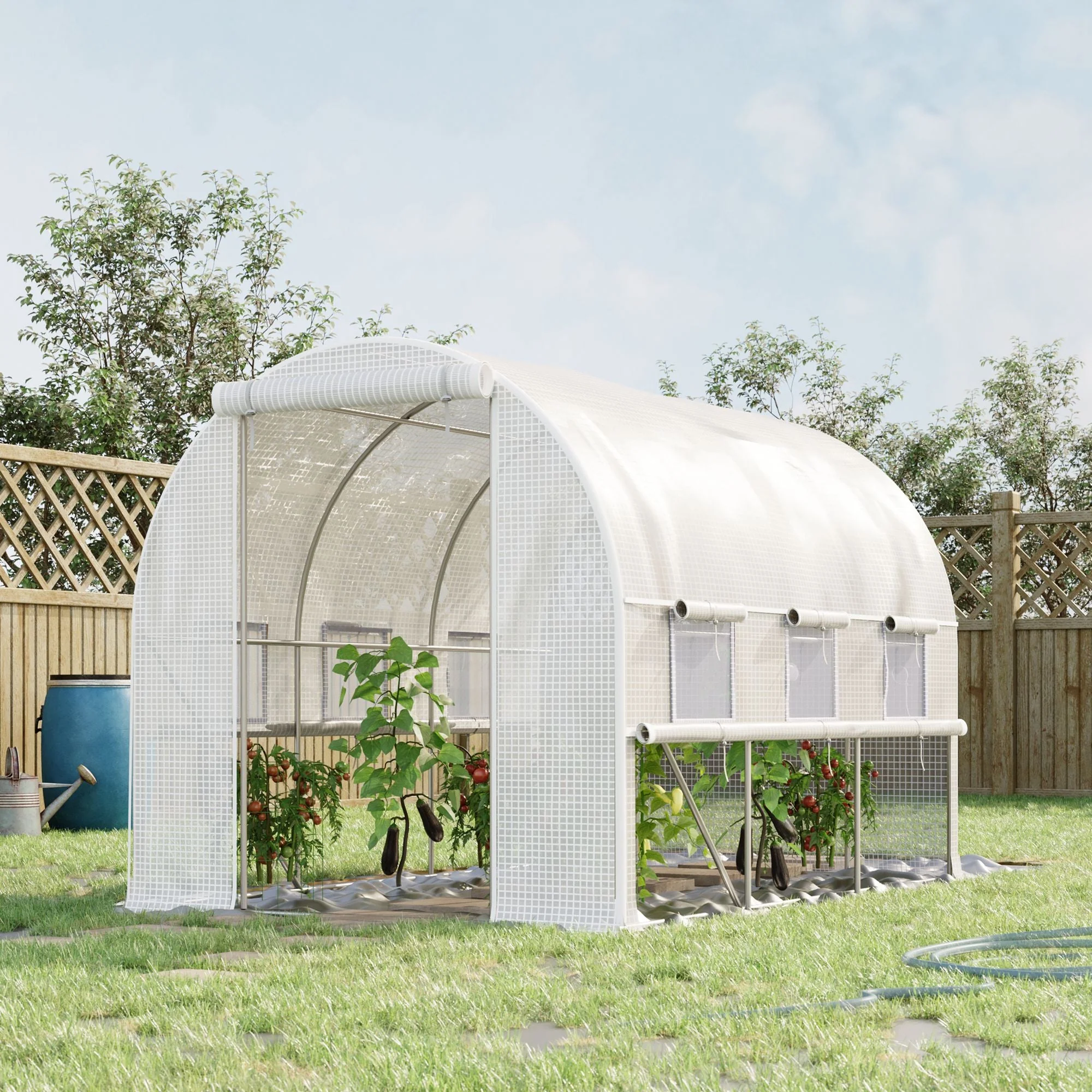 3 x 2 x 2m Walk-in Tunnel Greenhouse - Image 2