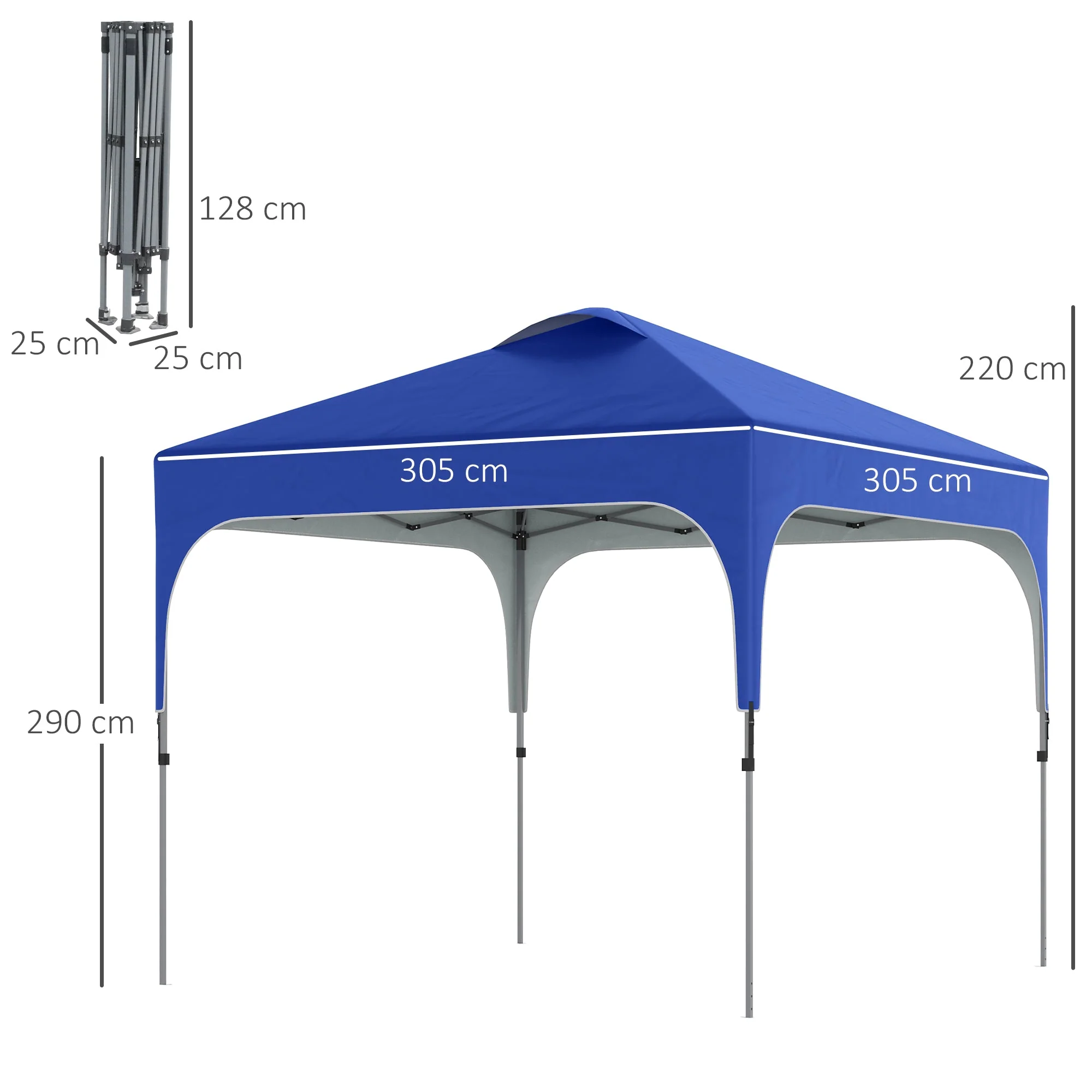 3 x 3 M Pop Up Gazebo - Image 3