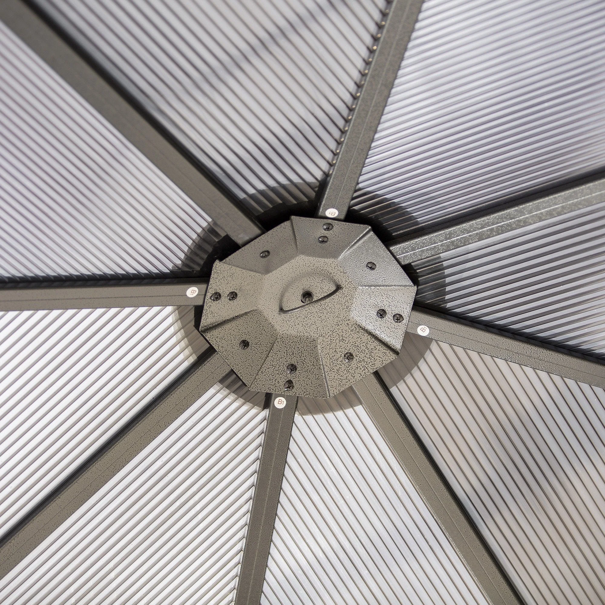 3 x 3M Hardtop Gazebo with UV Resistant Polycarbonate Roof - Image 8