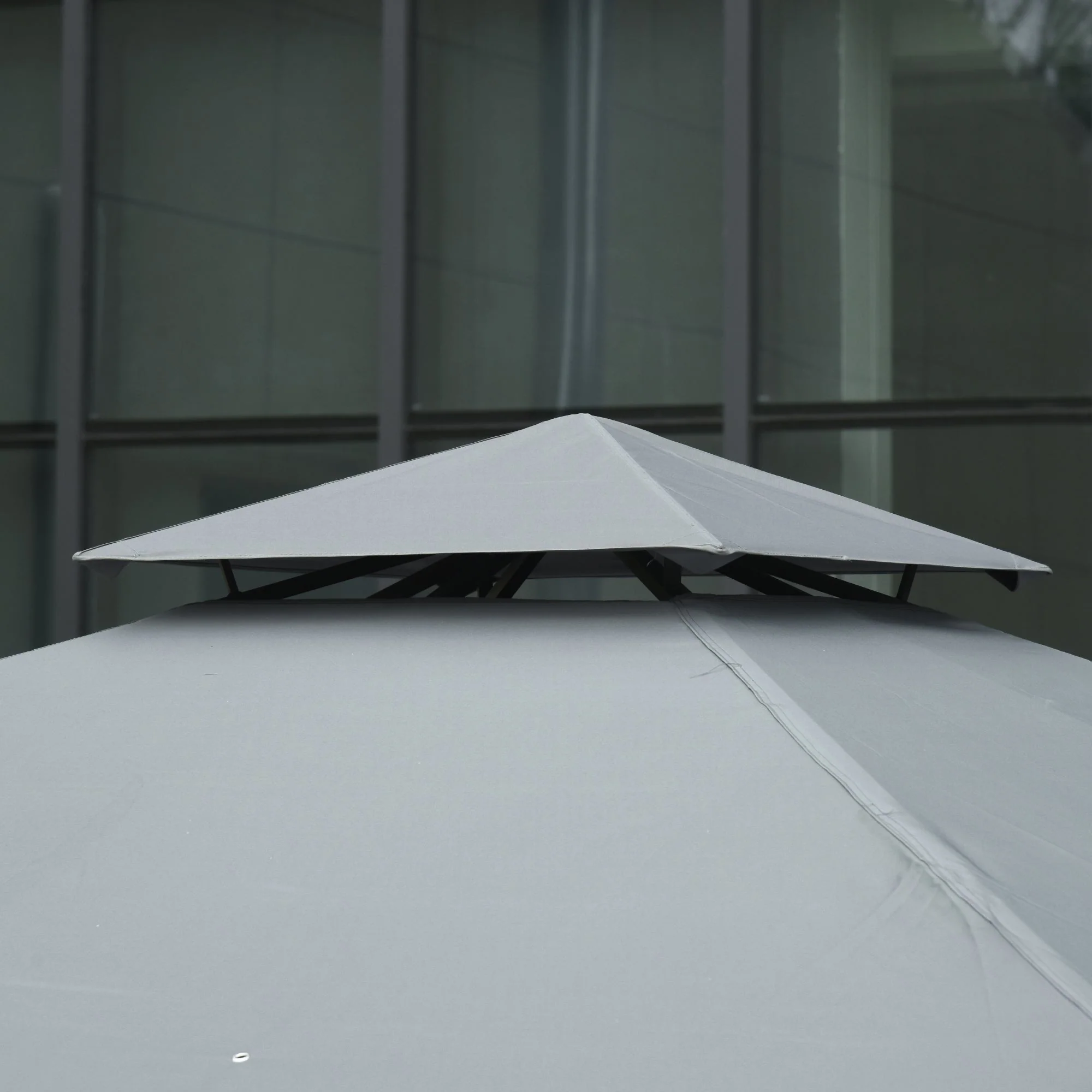 3 x 3M Metal Gazebo Garden Marquee Patio Tent Pavilion Canopy Sun Shade Shelter - Image 8