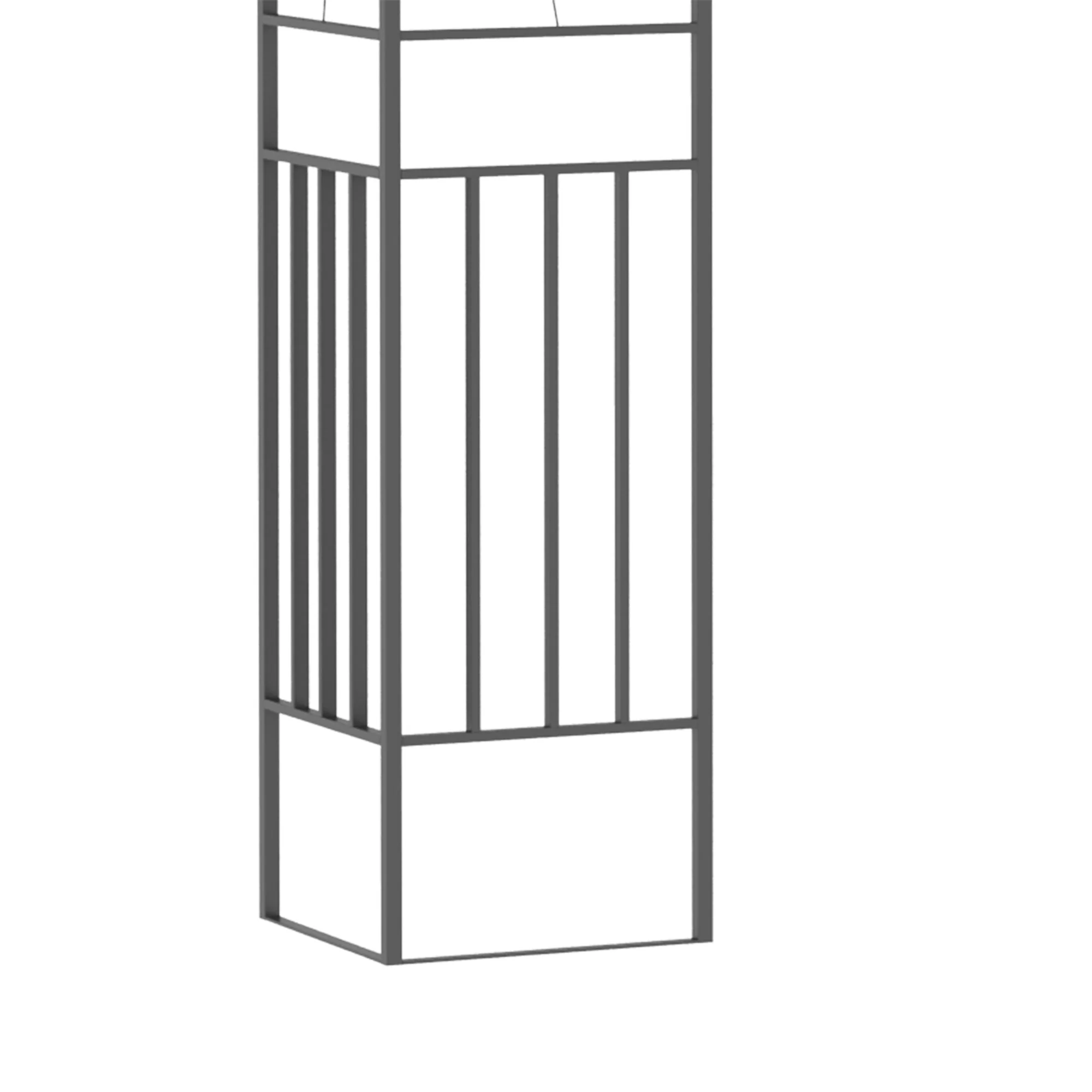 3 x 3m Outdoor Steel Gazebo with 2 Tier Roof - Image 8