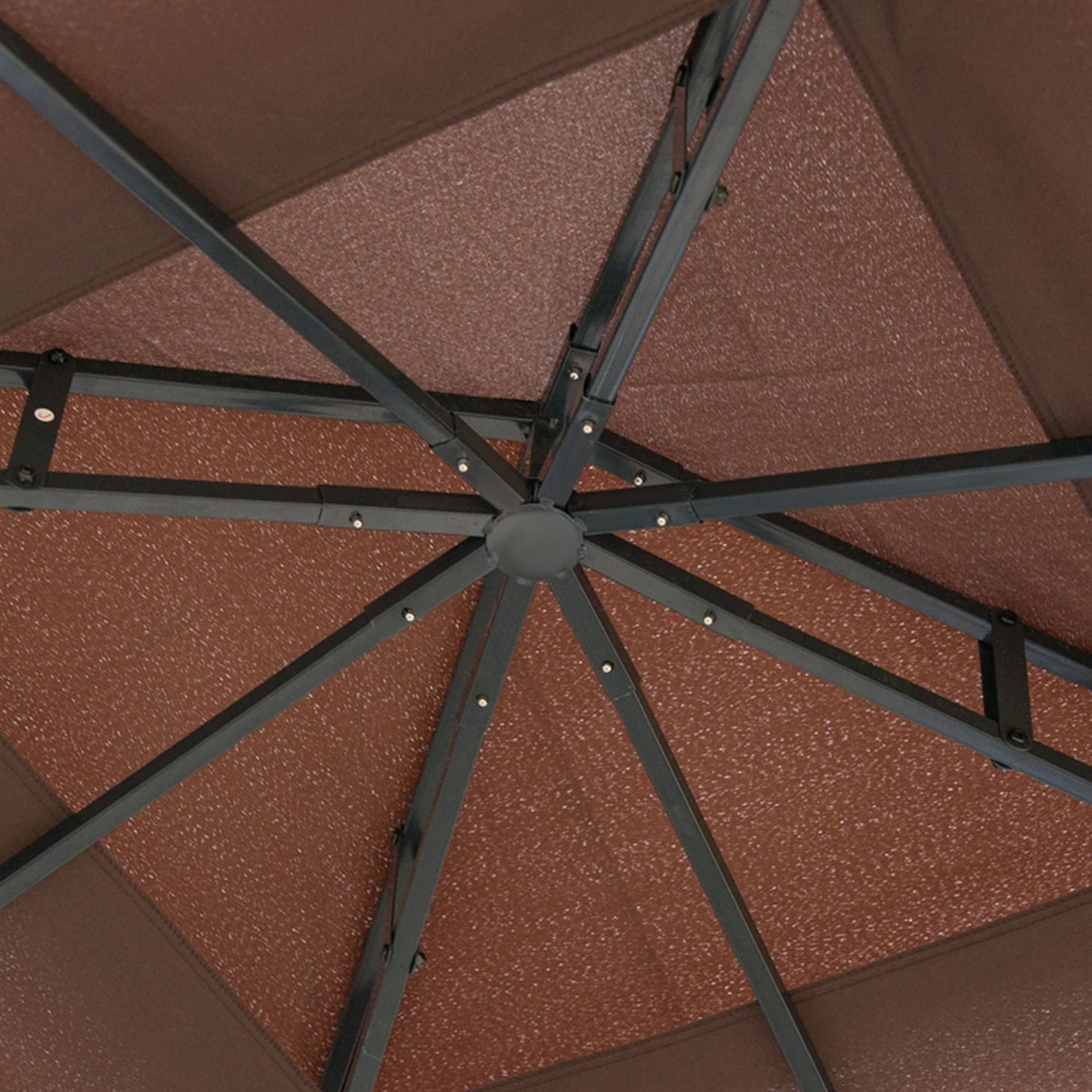 3 x 3M Patio Gazebo Canopy Garden Pavilion Tent Shelter with 2 Tier Roof and Mosquito Netting - Image 8