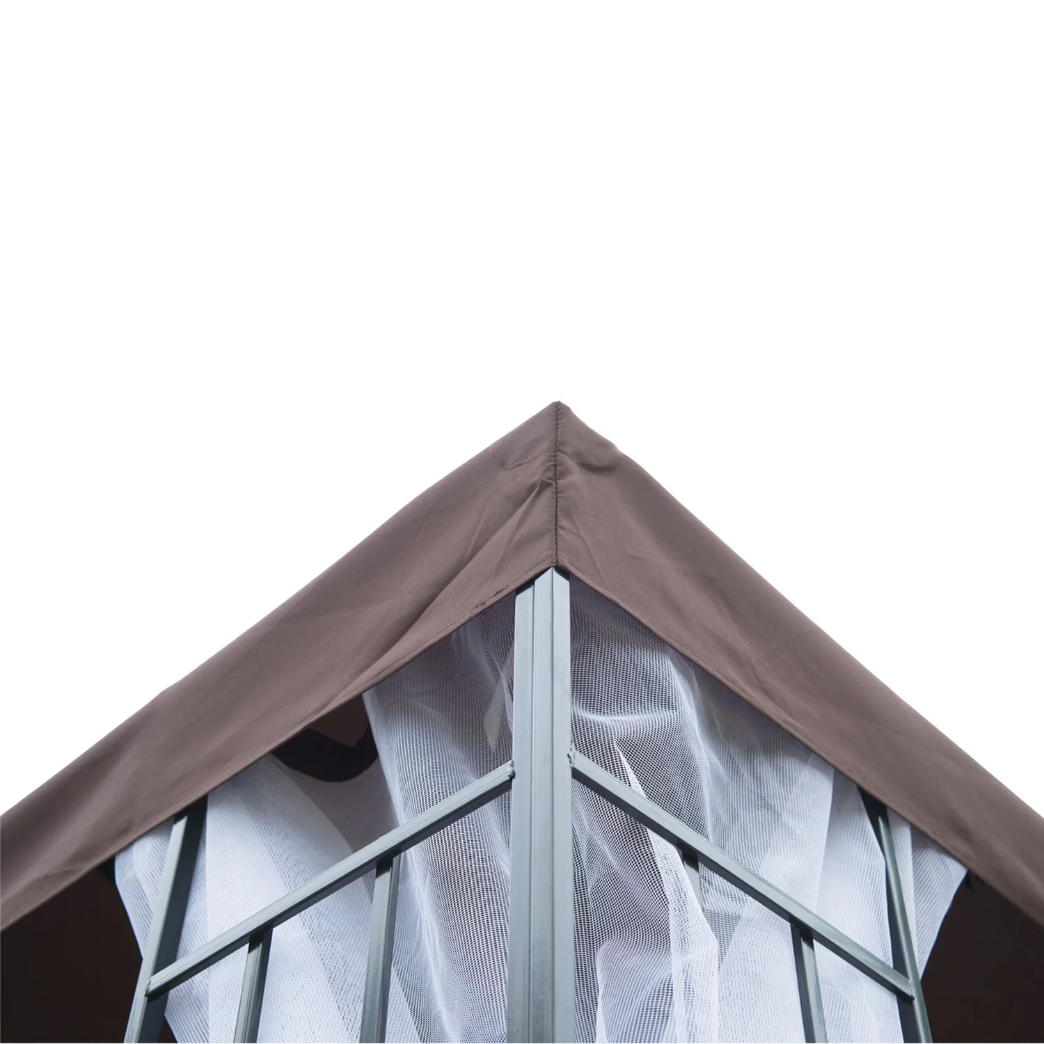 3 x 3M Patio Gazebo Canopy Garden Pavilion Tent Shelter with 2 Tier Roof and Mosquito Netting - Image 9