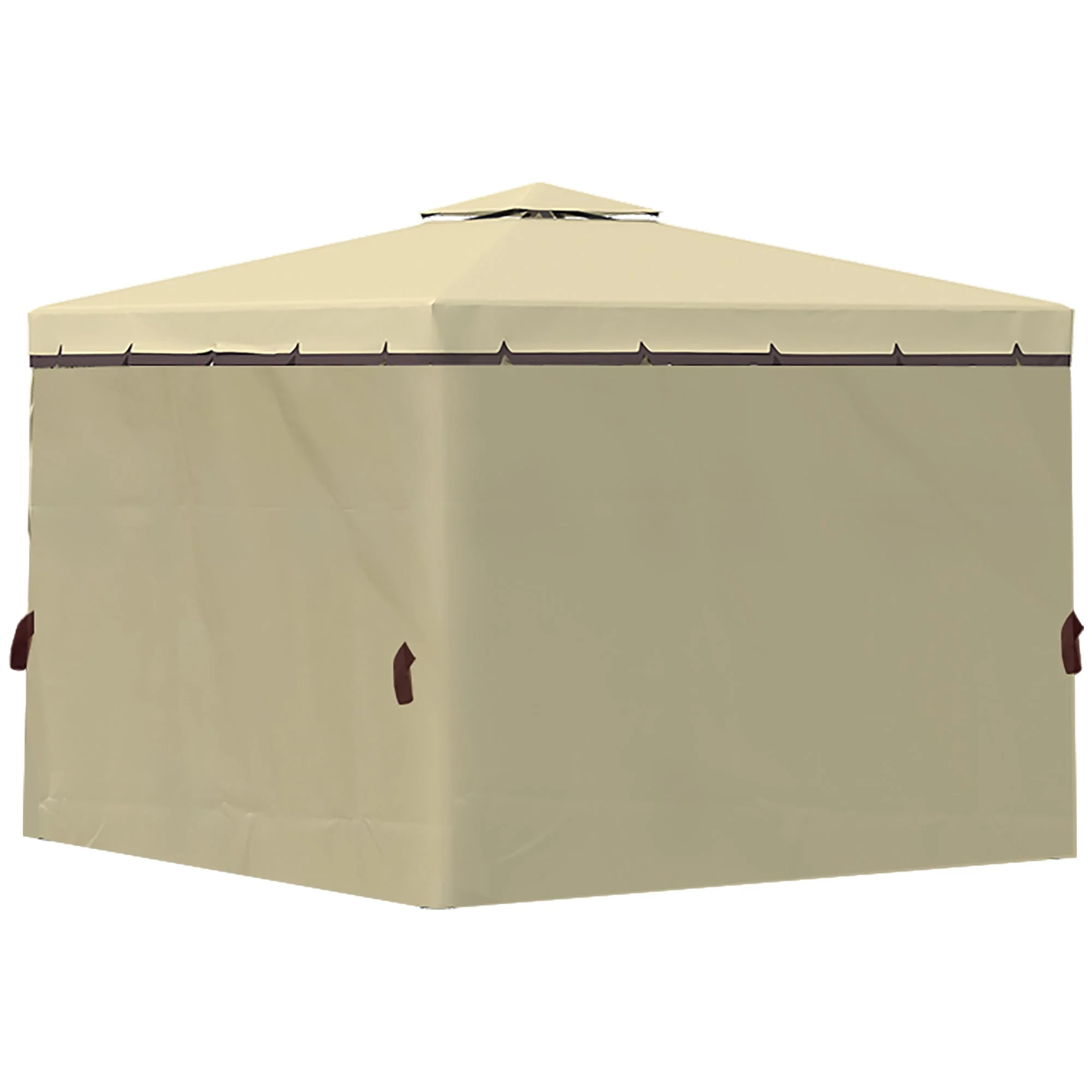 3 x 3M Patio Gazebo Canopy Garden Pavilion Tent Shelter with 2 Tier Water Repellent Roof - Image 8
