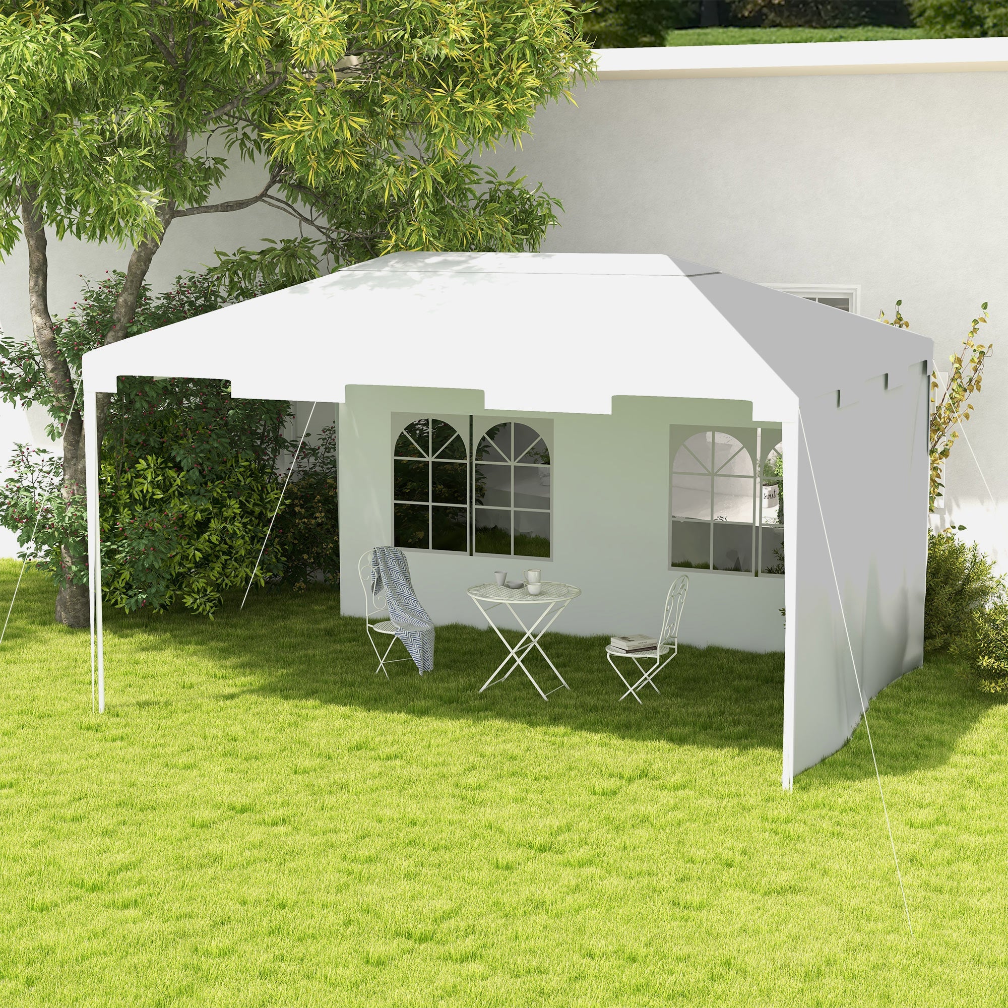 3 x 4m Half-Open Garden Gazebo - Image 2