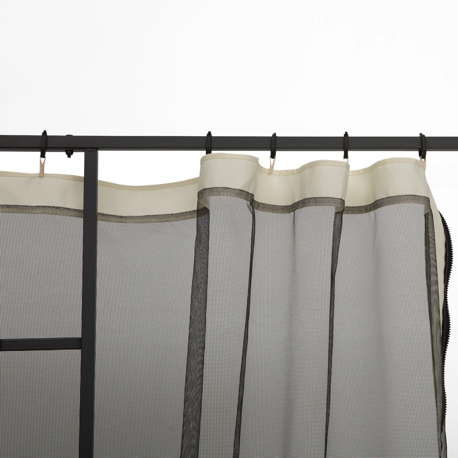 302 x 207cm Universal Replacement Mesh Sidewall Netting for Patio Gazebos and Canopy Tents - Image 9