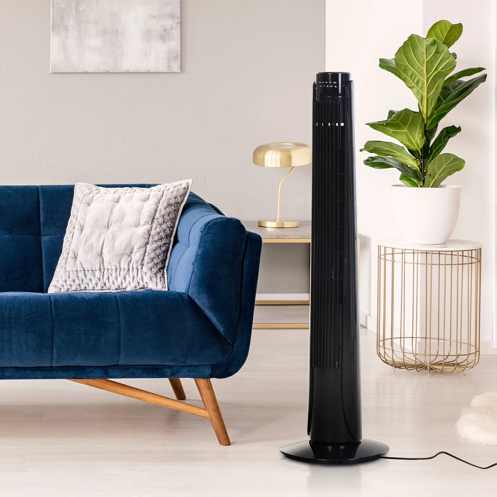 36" Oscillating Tower Fan with Remote Control - Image 9