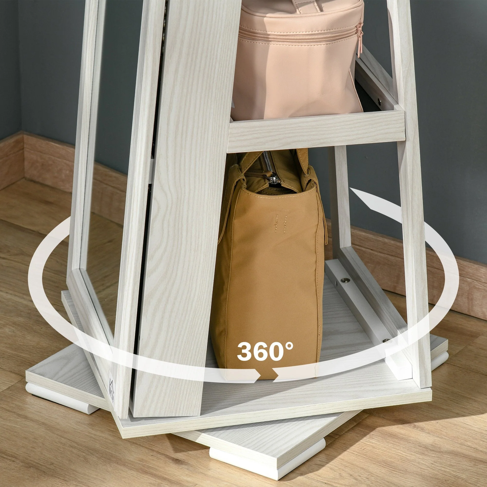 360° Swivel Jewellery Cabinet - Image 5