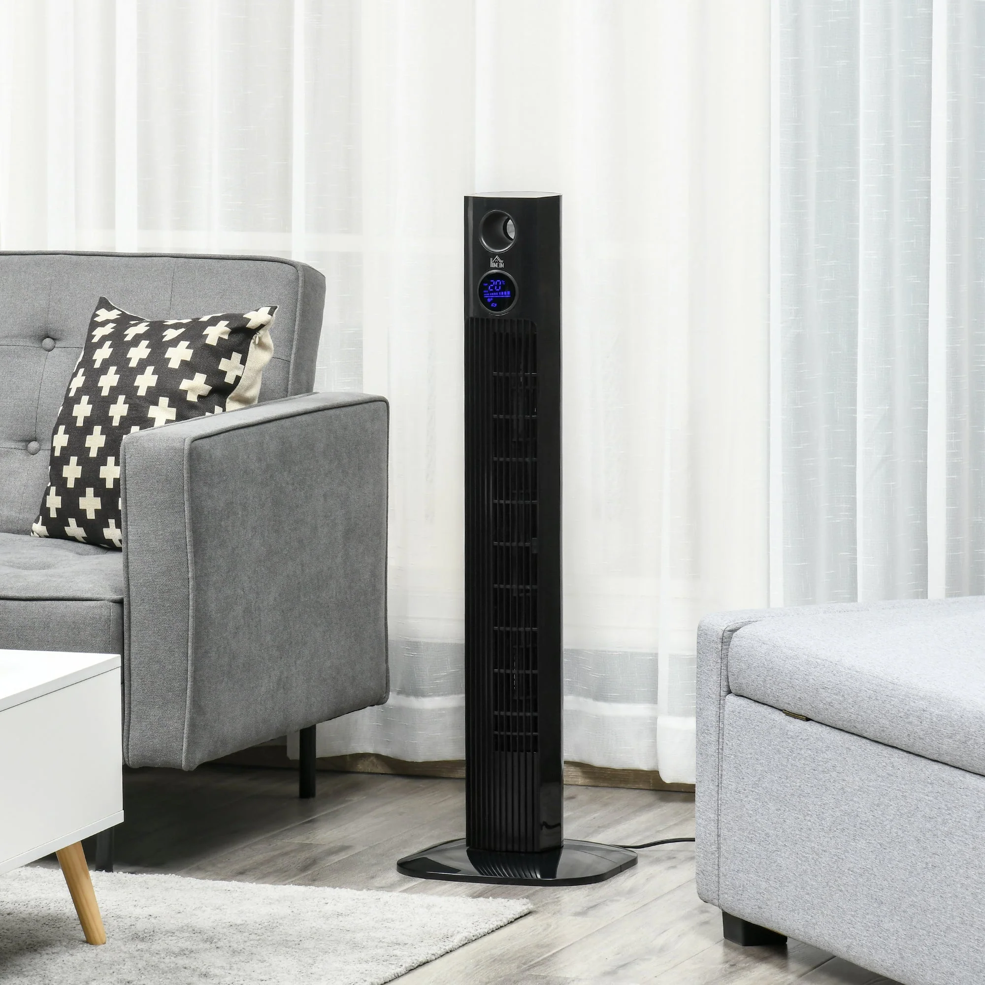 38" Freestanding Tower Fan Cooling with Aroma Function - Image 2