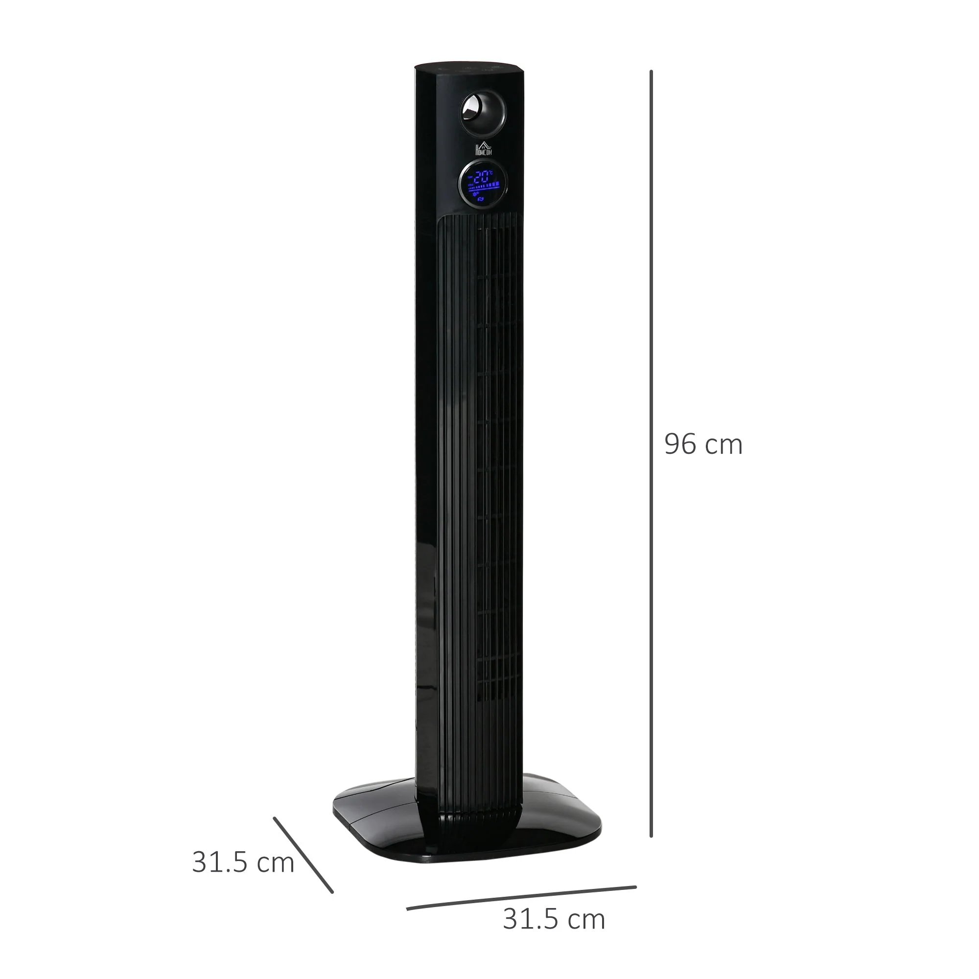 38" Freestanding Tower Fan Cooling with Aroma Function - Image 3