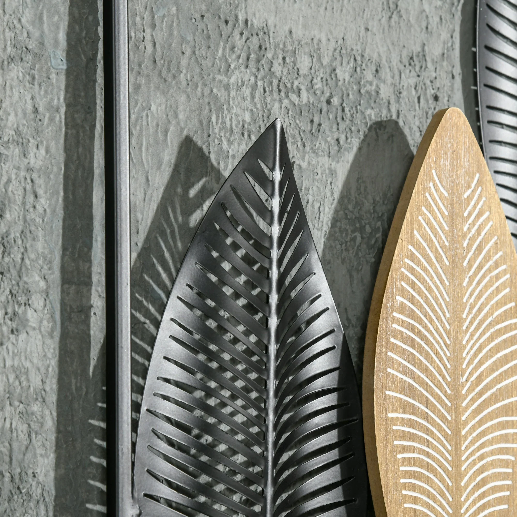 3D Metal Wall Art Modern Banana Leaves Hanging Wall Sculpture Home Decor for Living Room Bedroom Dining Room - Image 7