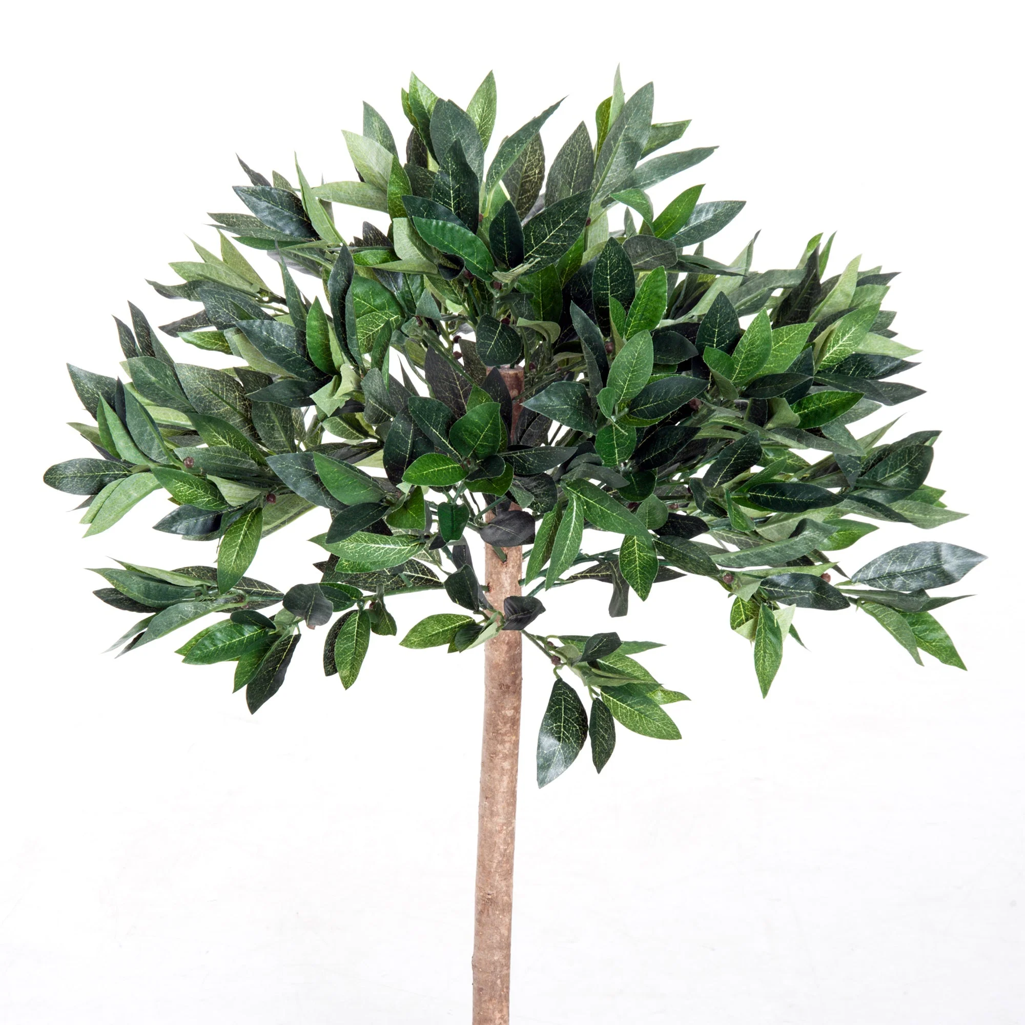 3ft Artificial Olive Tree Indoor Plant Greenary for Home Office Potted in An Orange Pot - Image 7
