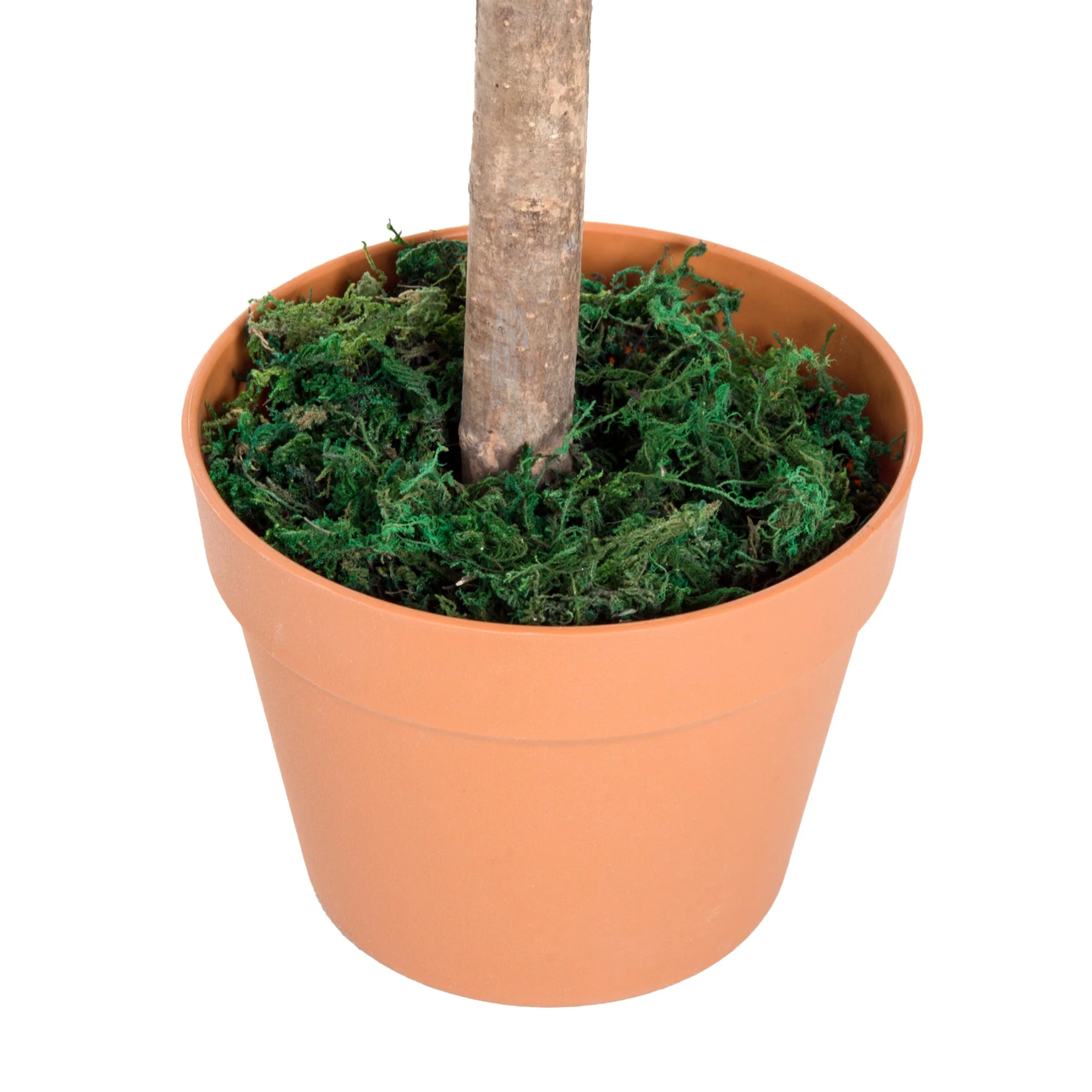 3ft Artificial Olive Tree Indoor Plant Greenary for Home Office Potted in An Orange Pot - Image 9