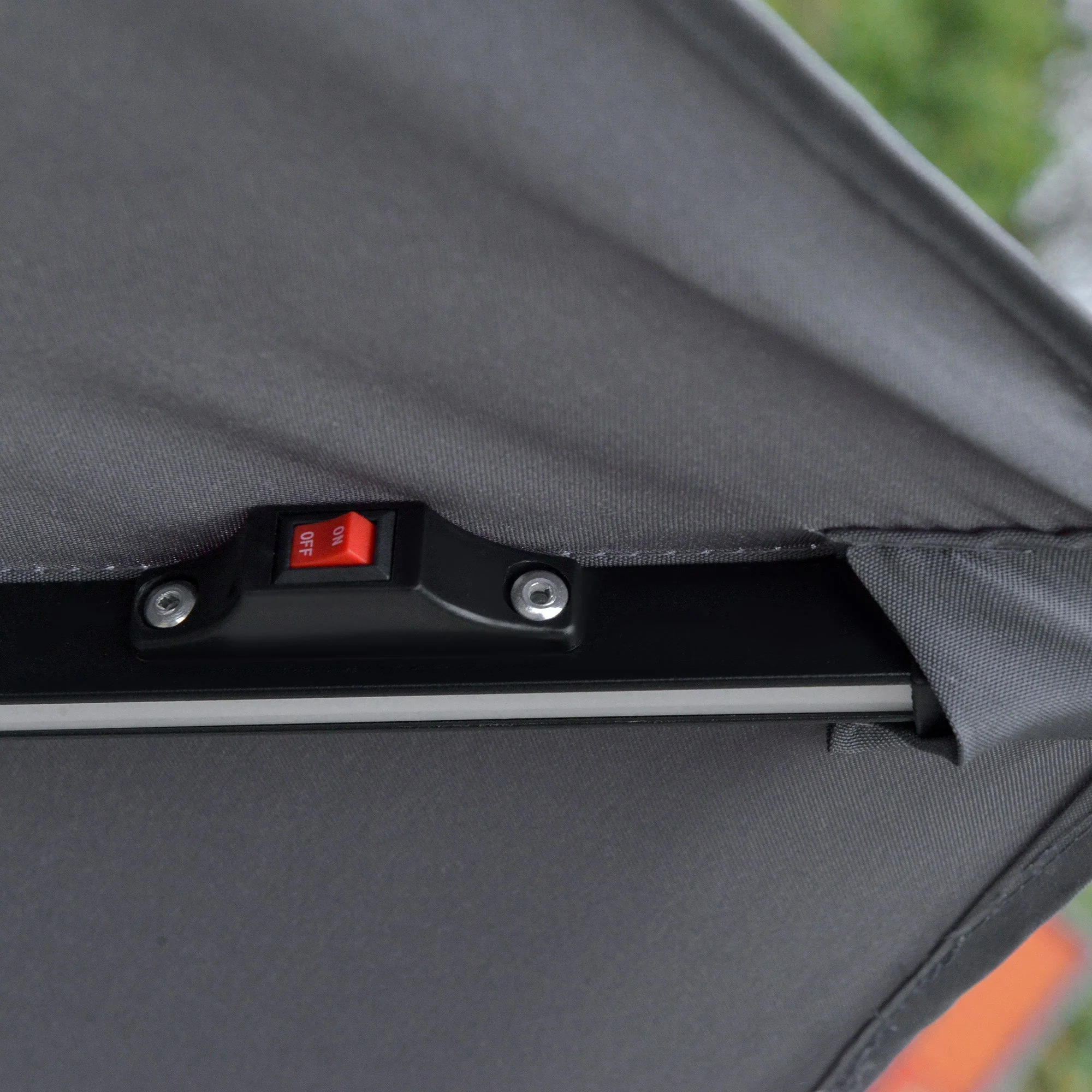 3M Cantilever Banana Parasol Hanging Umbrella with Double Roof - Image 8