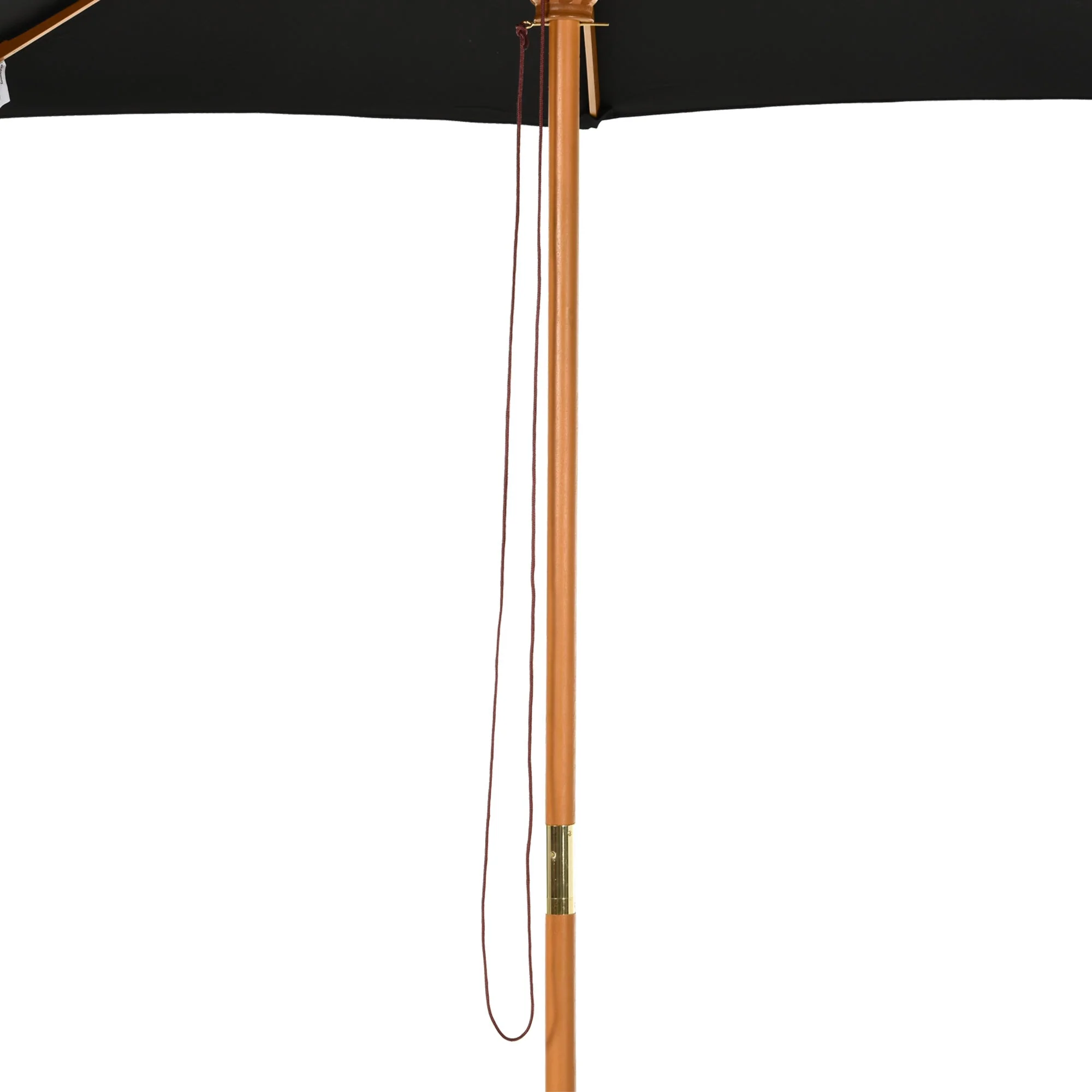 3M Fir Wooden Parasol Garden Umbrellas 8 Ribs Bamboo Sun Shade Patio Outdoor Umbrella Canopy - Image 9