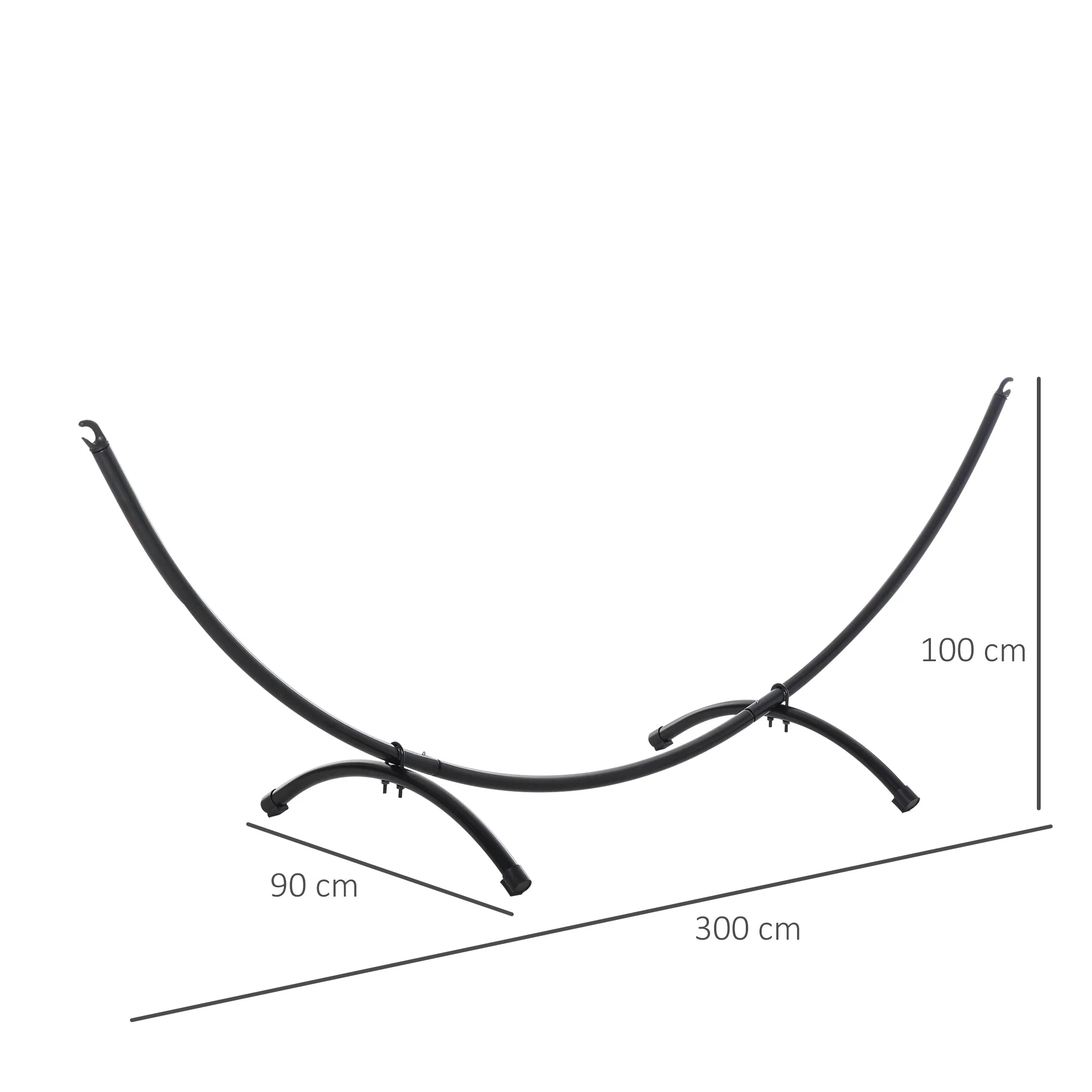 3M Universal Hammock Stand Metal Frame Garden Camping Picnic Outdoor Patio Replacement – Stand Only - Image 3