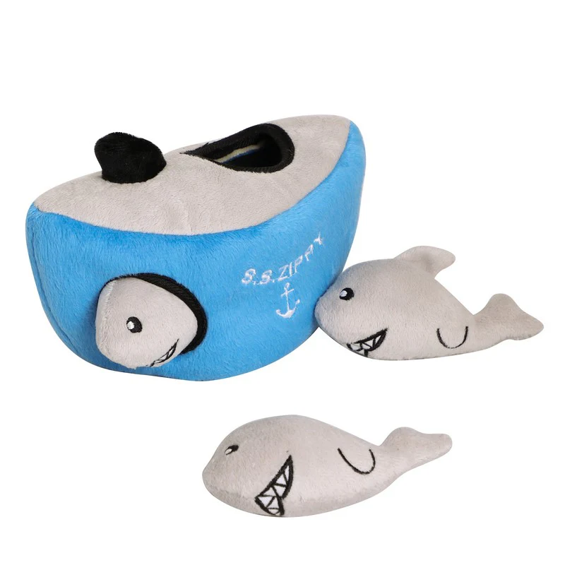 3x Dog Soft Toy Grey Plush 17.8cm by Pet Brands - Image 2