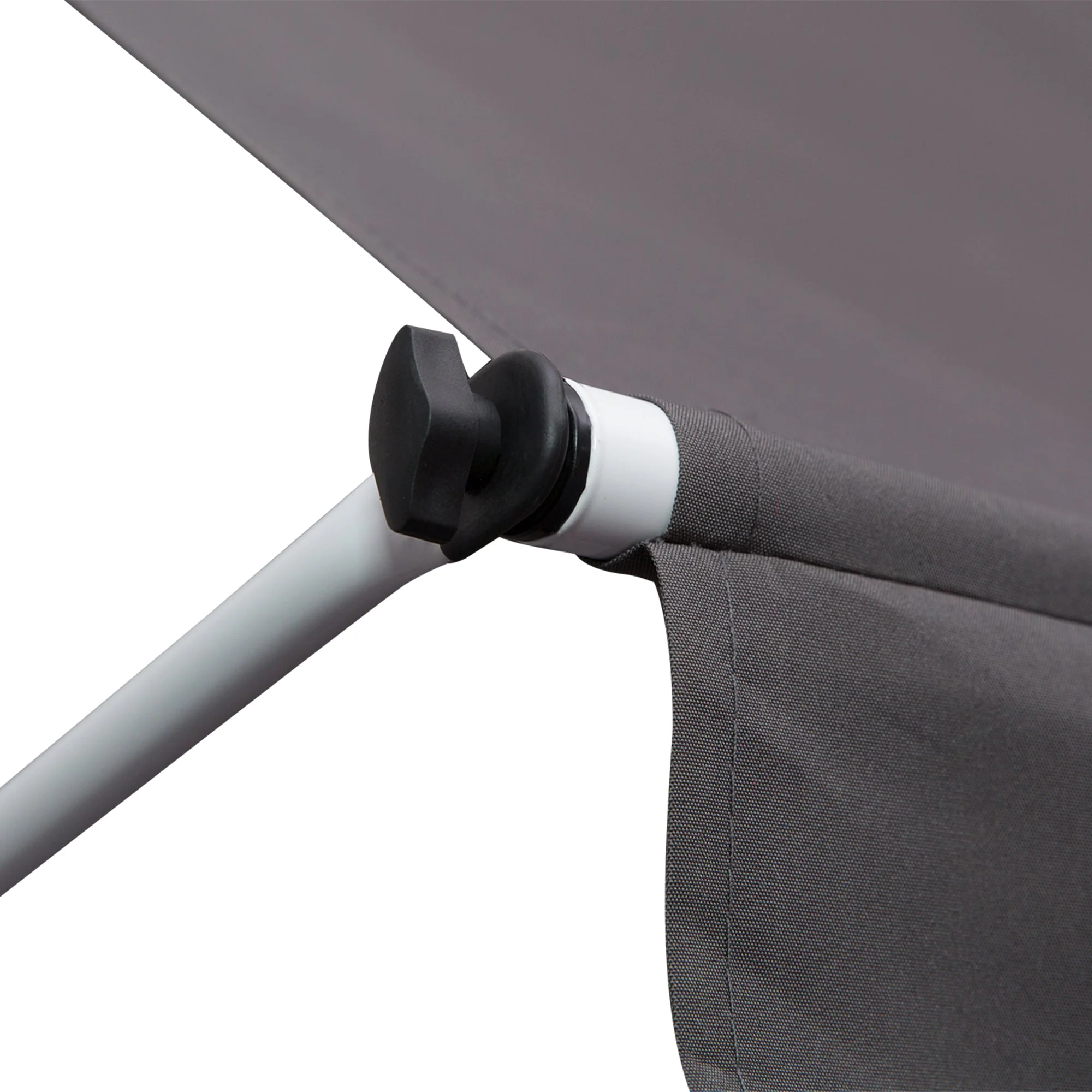 3x1.5m Adjustable Outdoor Aluminium Frame Awning Grey - Image 9