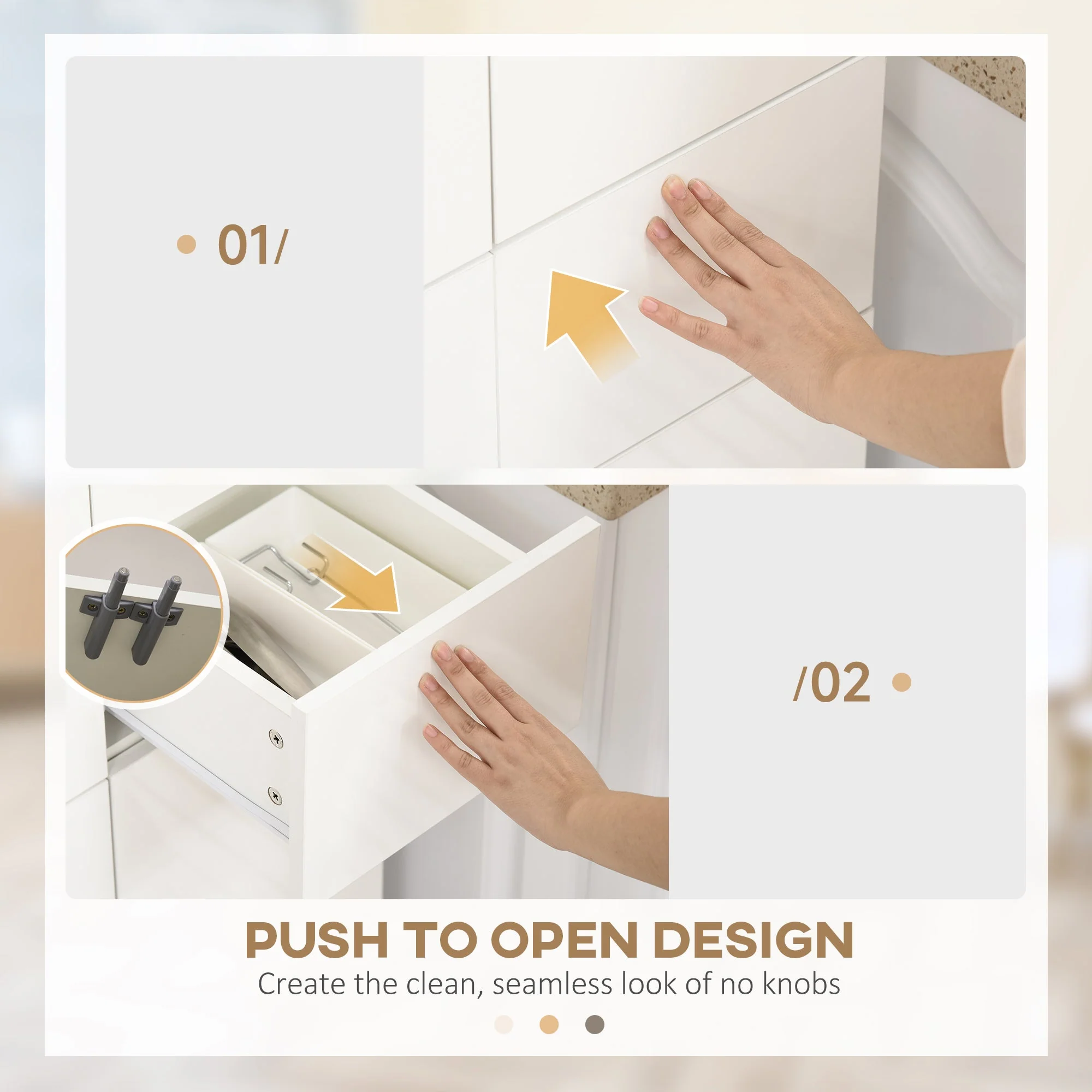4-Door Kitchen Cupboard - Image 5