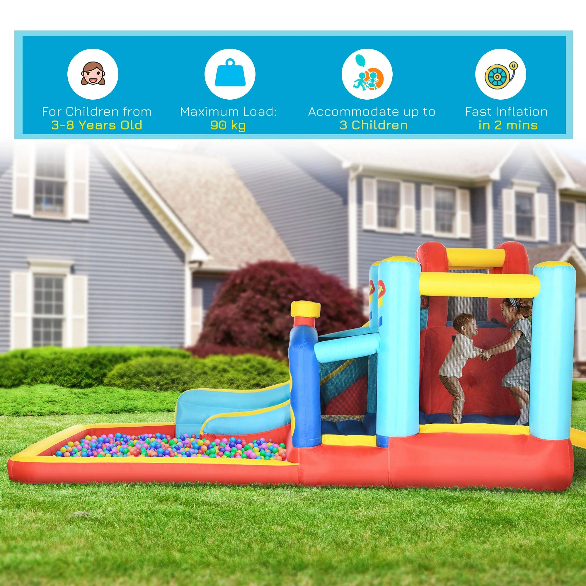 4 in 1 Bouncy Castle - Image 4
