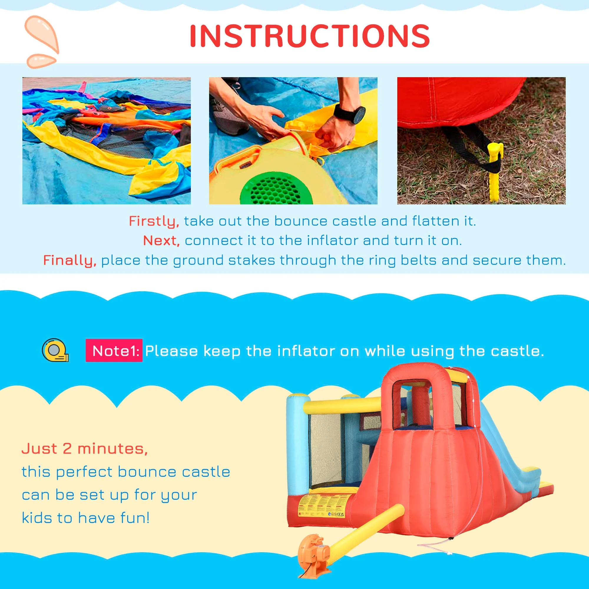 4 in 1 Bouncy Castle - Image 6