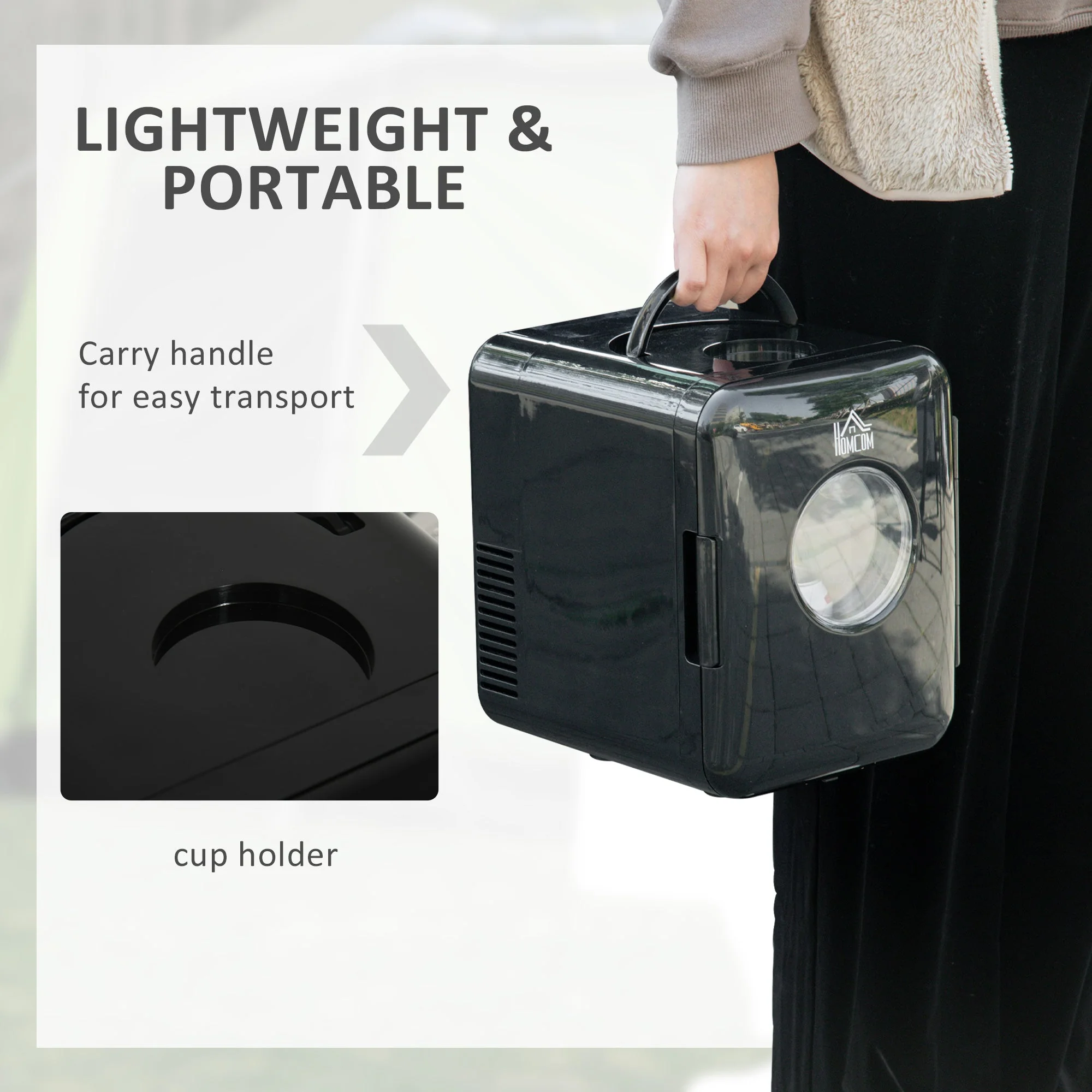 4 L/6 Can Mini Fridge - Image 4