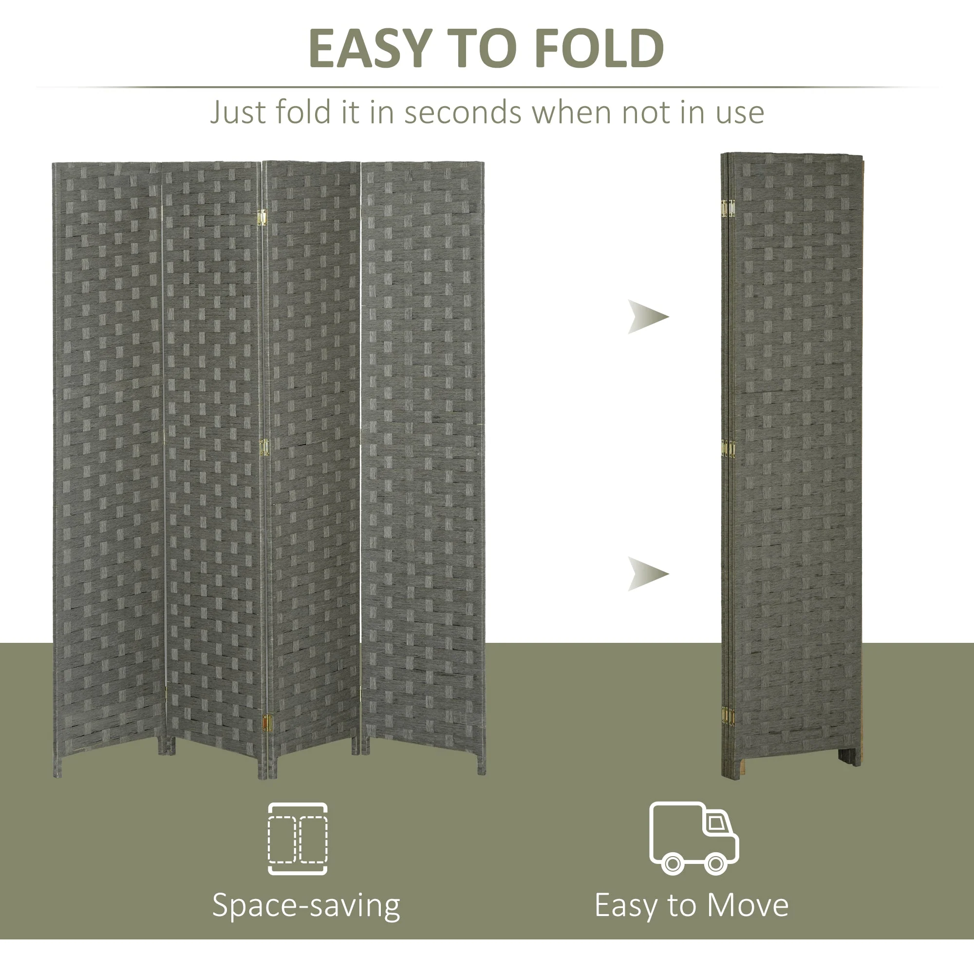 4-Panel Room Dividers - Image 4