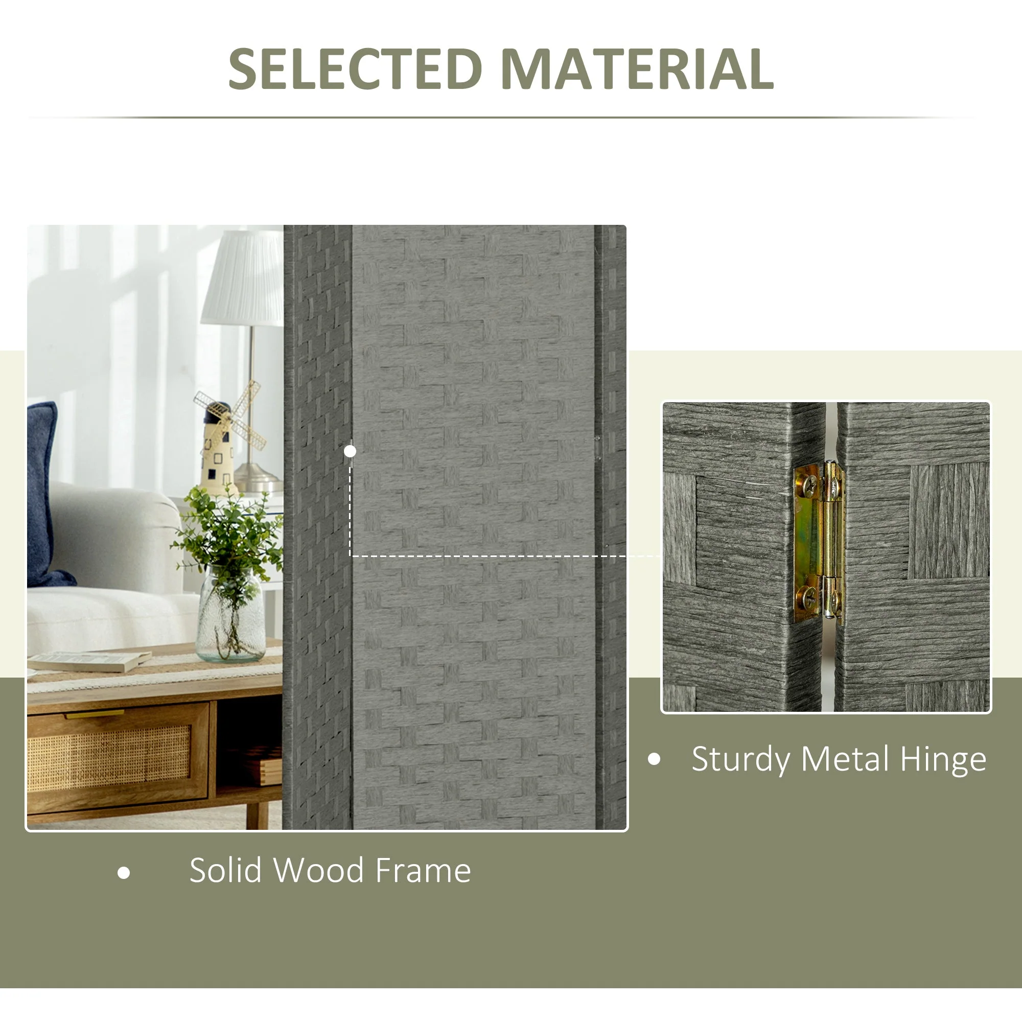 4-Panel Room Dividers - Image 5