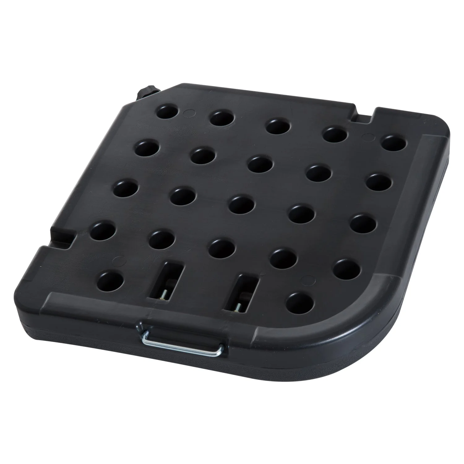 4 pc Heavy Duty Plastic Umbrella Weight Base-Black - Image 8