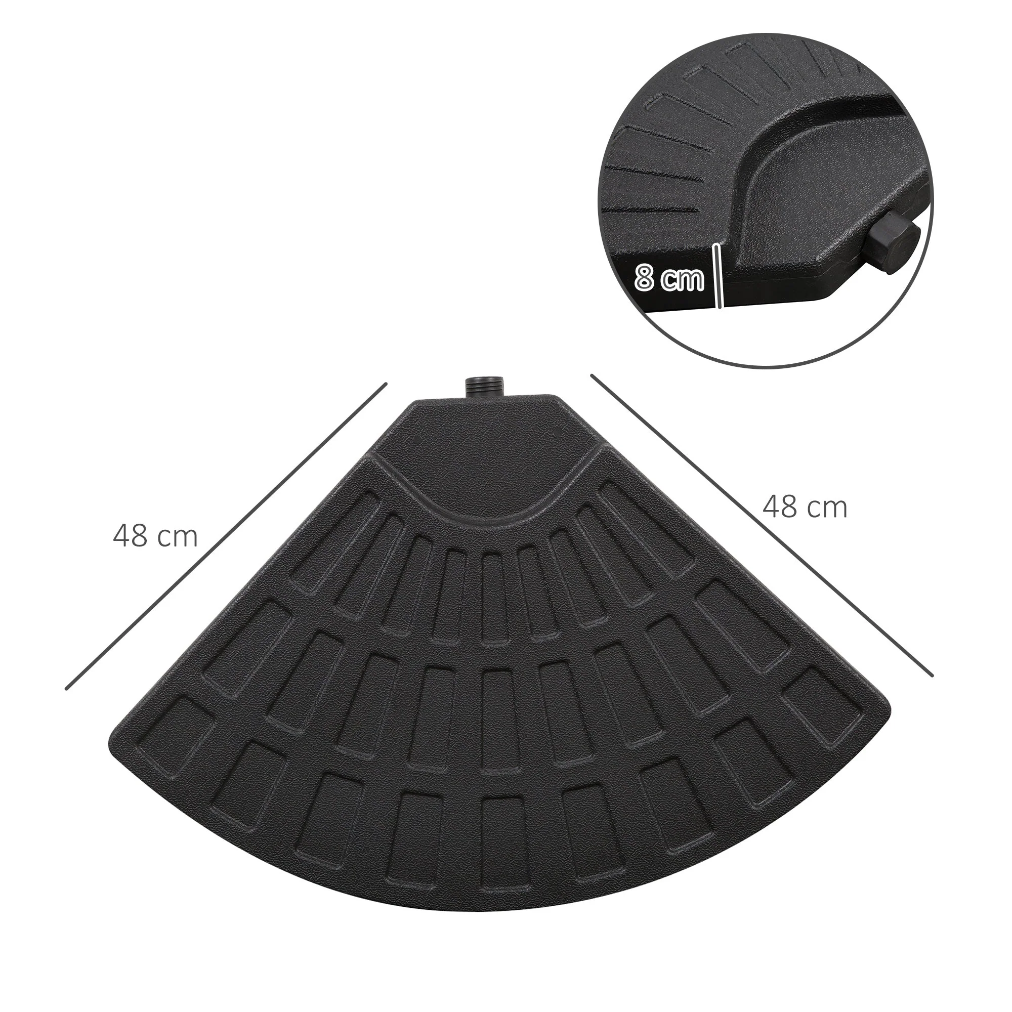 4-Piece Portable Umbrella Base - Image 2