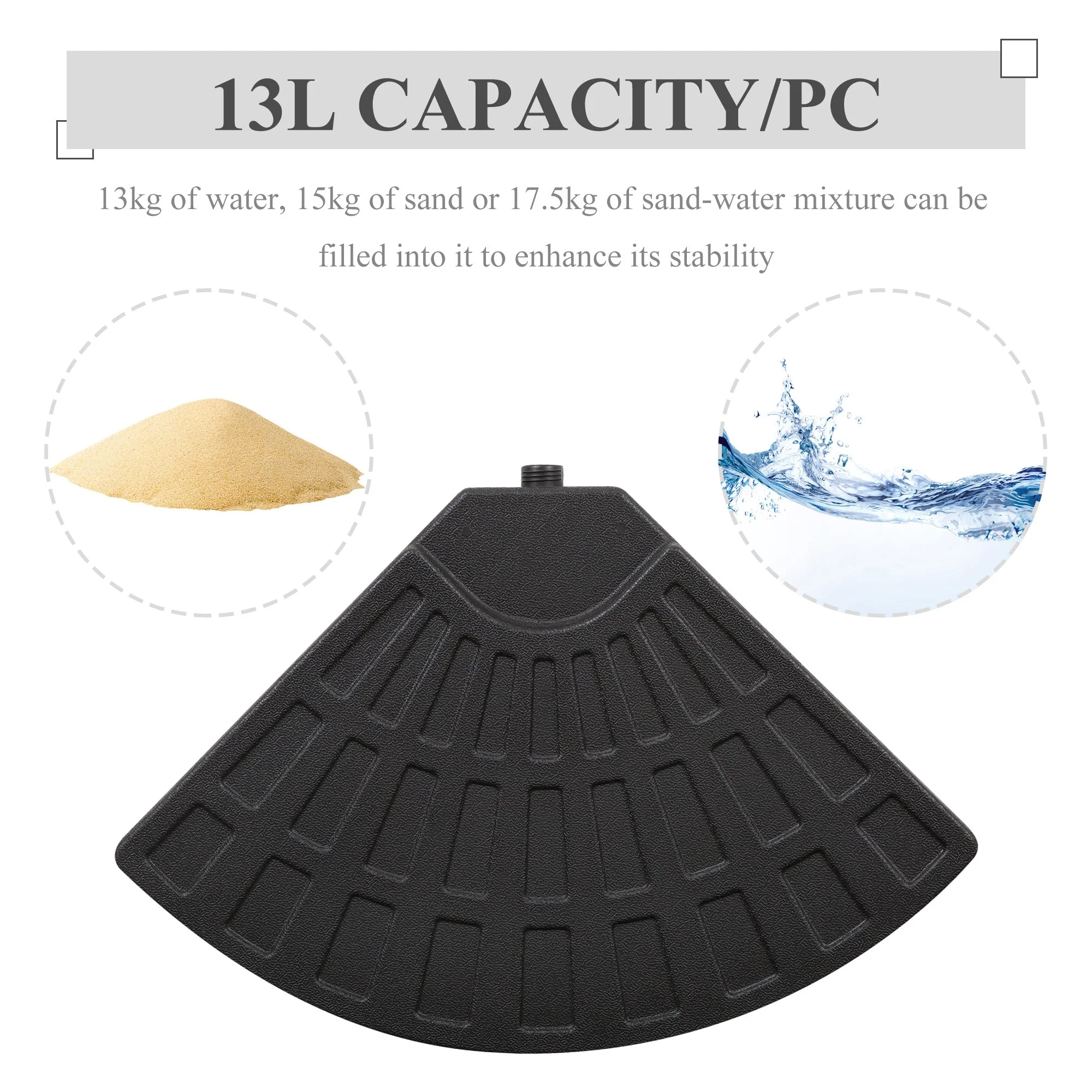 4-Piece Portable Umbrella Base - Image 4