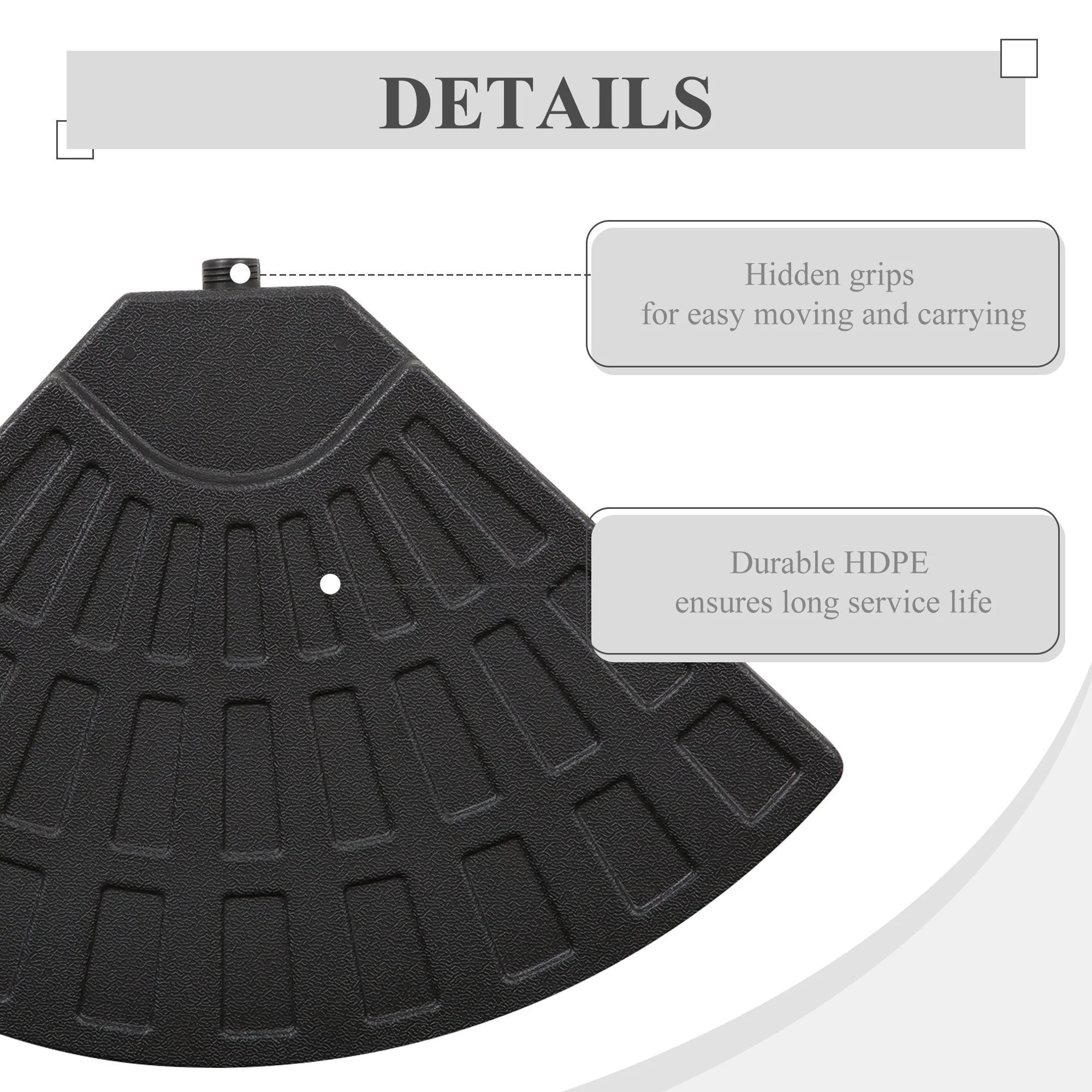 4-Piece Portable Umbrella Base - Image 5